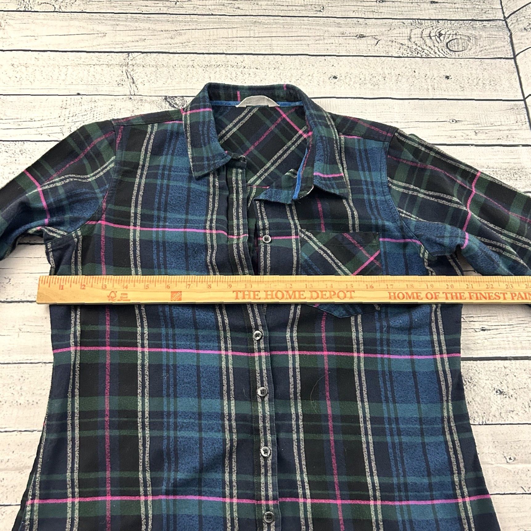 Mountain Khakis Mountain Khakis Long Sleeve Plaid Flannel Button-Up Shirt Women's L Multicolor Size L / US 10 / IT 46 - 4 Thumbnail