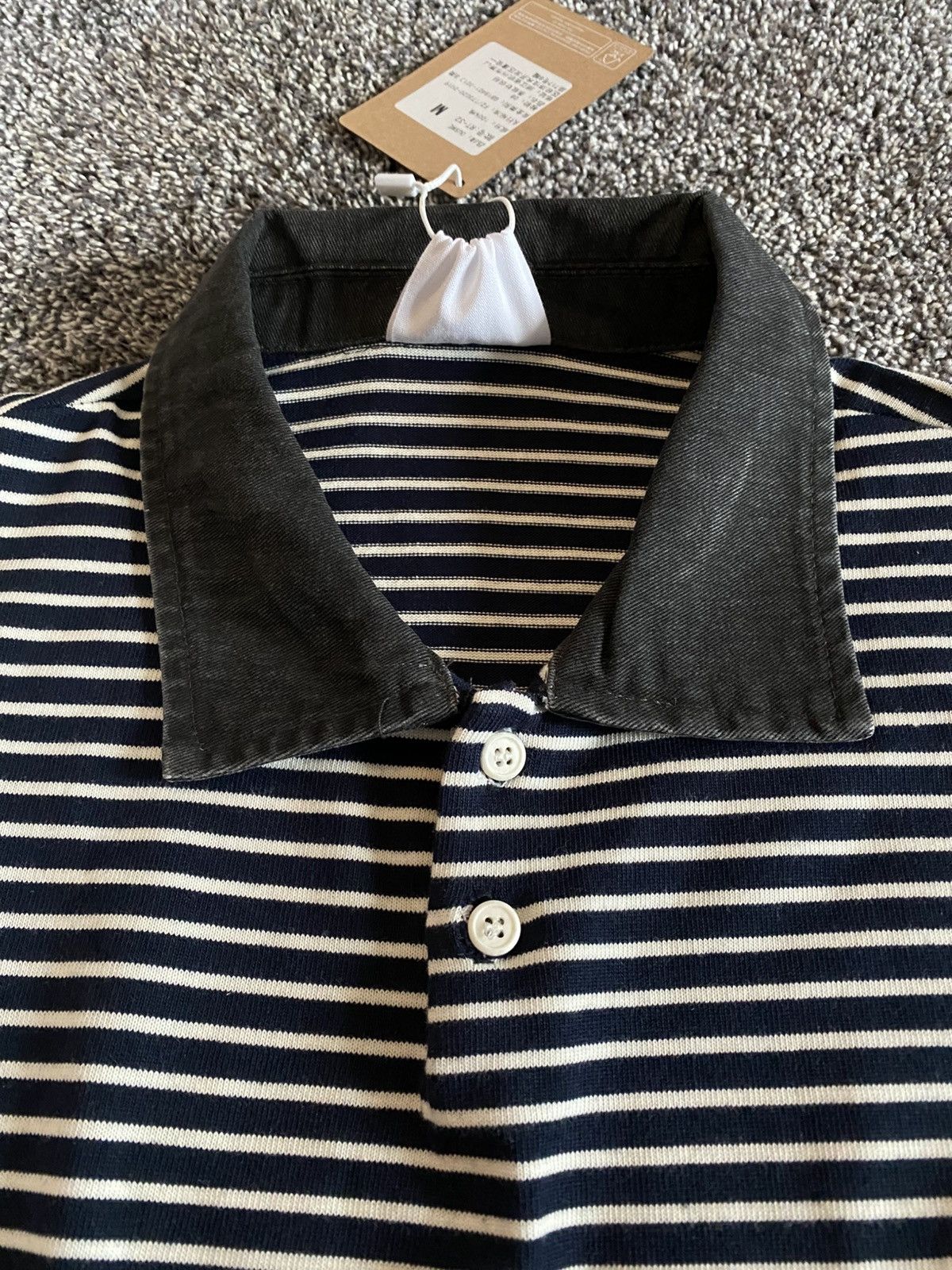 Other CircleQessentials Ouswe Japanese Striped Polo Sweater Size US M / EU 48-50 / 2 - 3 Thumbnail