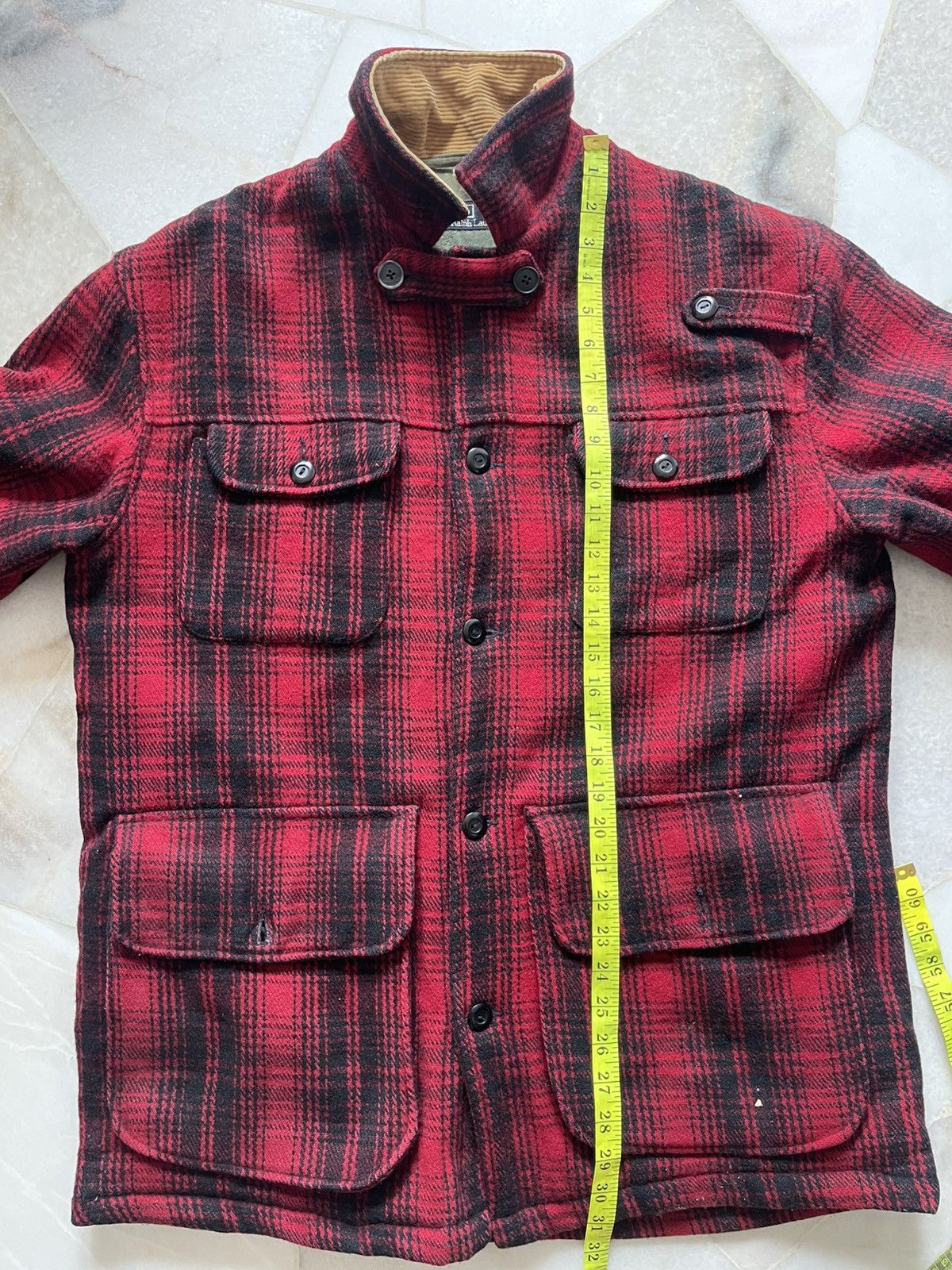 Polo Ralph Lauren 90s Polo Ralph Lauren Buffalo Plaid Heavy Wool Jacket 96 Size US L / EU 52-54 / 3 - 21 Thumbnail