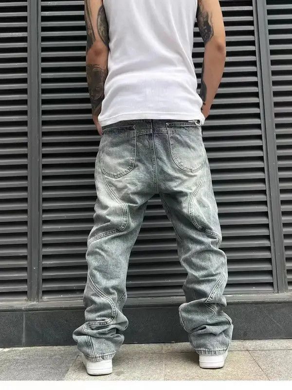 VIBE Street 90s hiphop washed skateboard hip-hop jeans Size US 28 / EU 44 - 4 Thumbnail