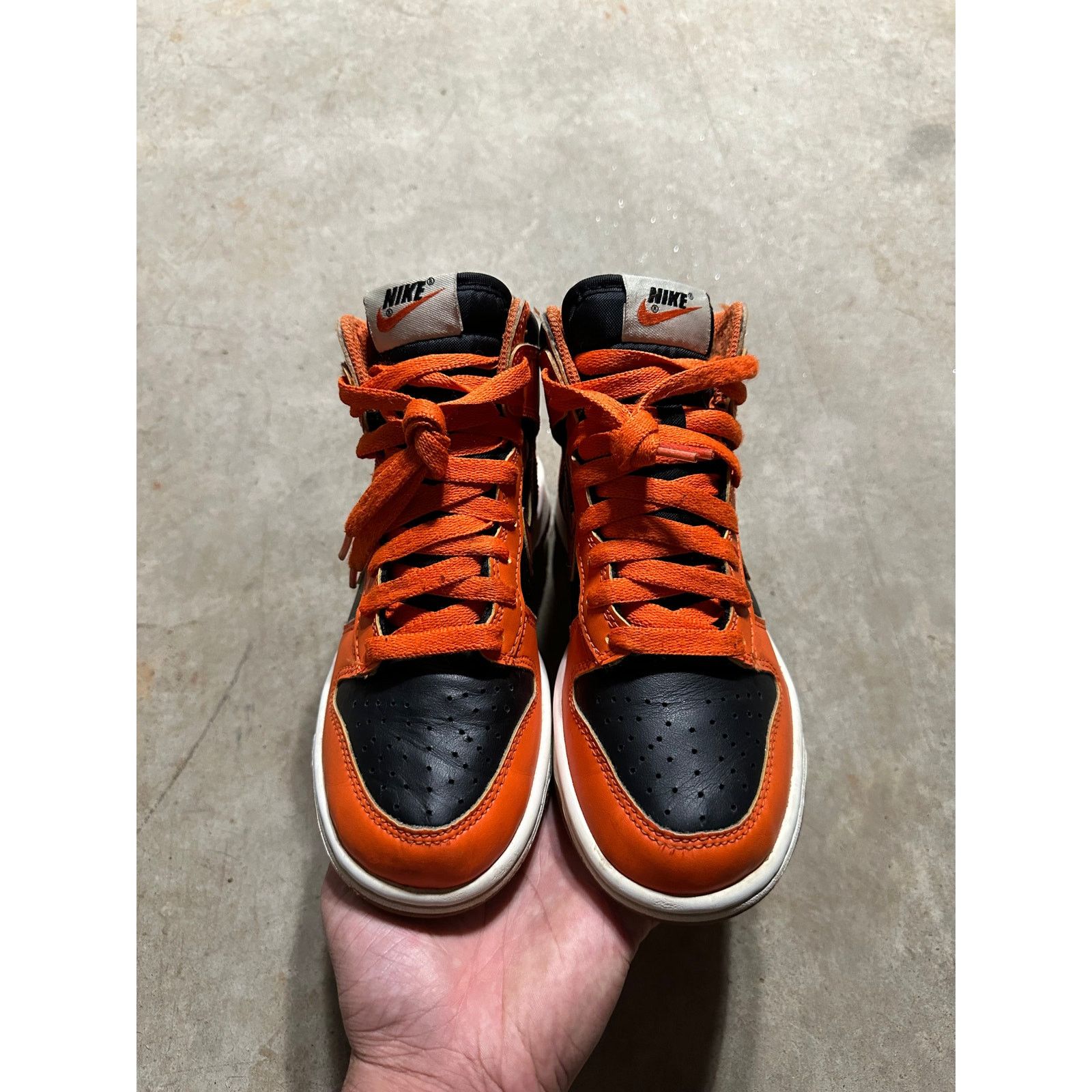 Nike Nike Dunk High GS Safety Orange Halloween Pumpkin 4Y/5.5W Size US 5.5 / IT 35.5 - 5 Thumbnail