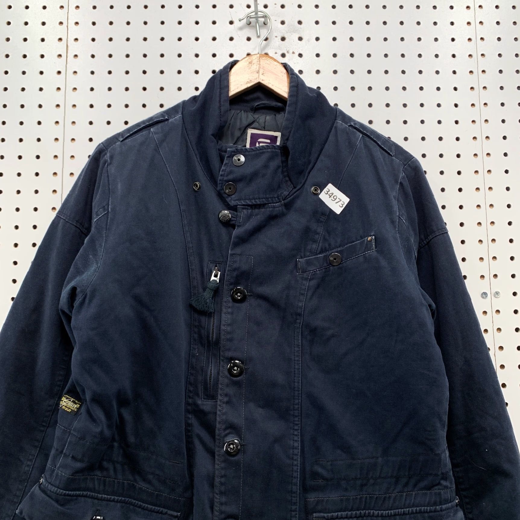 G-Star G Star Raw Military Coat Womens Large Blue Parka Long Coat Army Style 22x36 Vintage No Size L / US 10 / IT 46 - 4 Thumbnail