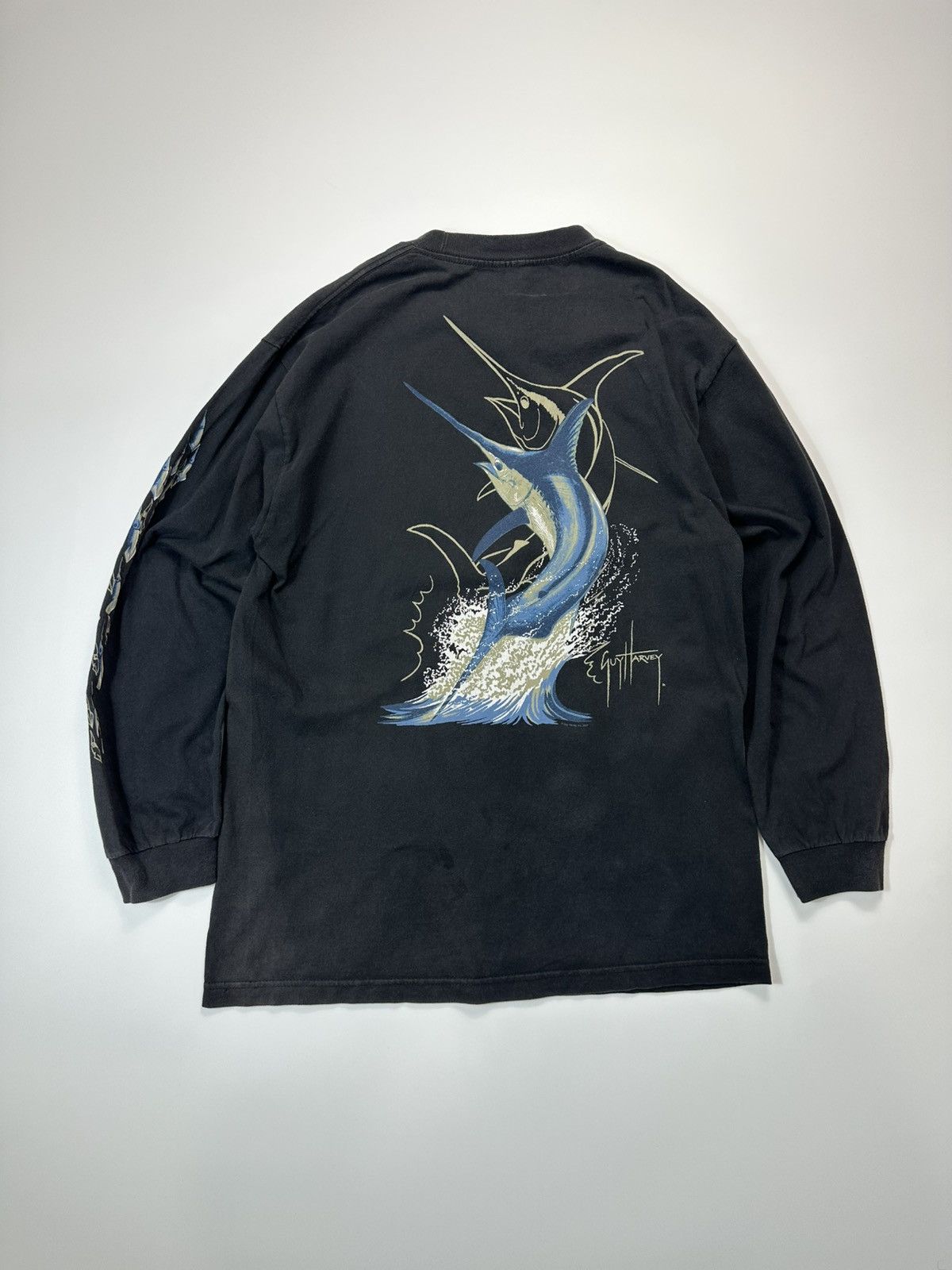 Guy Harvey Guy Harvey Long Sleeve Swordfish Graphic Print Size US L / EU 52-54 / 3 - 2 Thumbnail