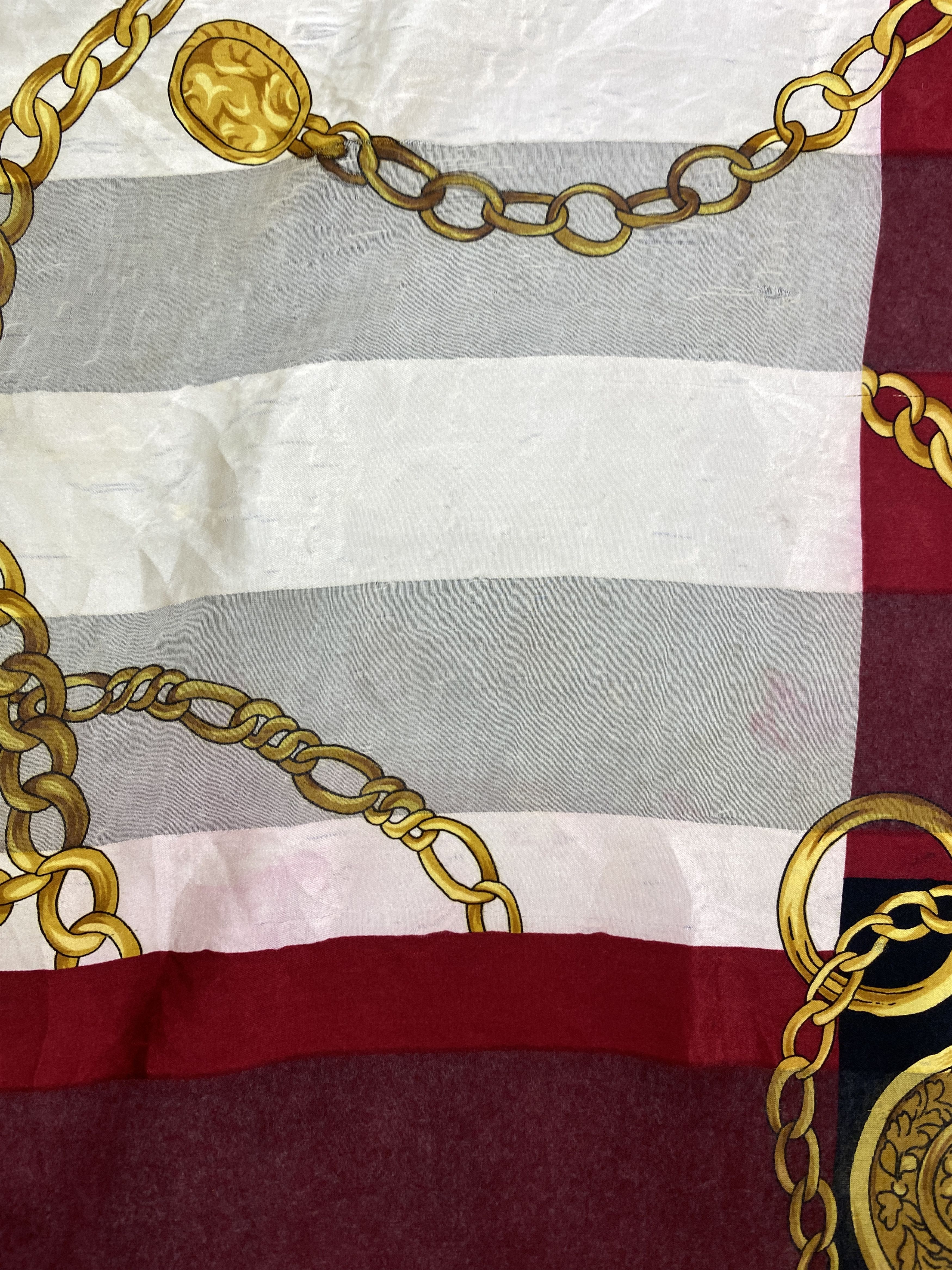 Vintage Vintage Vaneli Italy Silk Scarf / Babushka SN0154 Size ONE SIZE - 10 Thumbnail