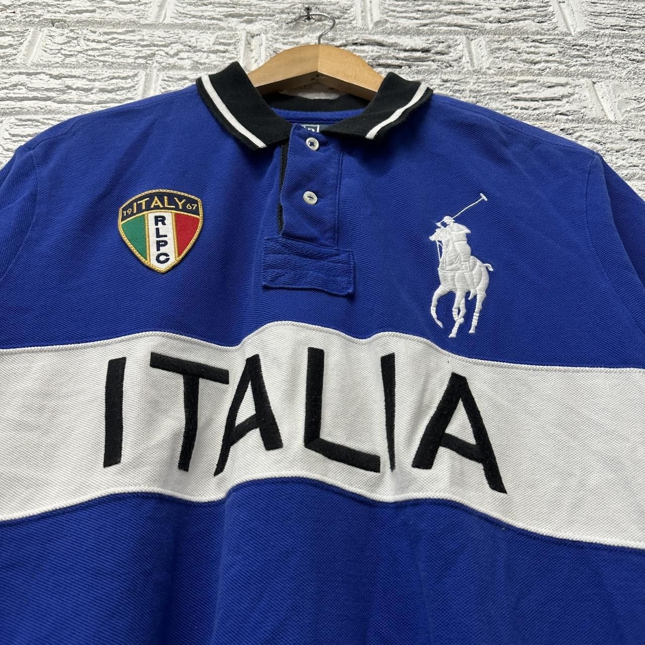 Polo Ralph Lauren Y2K Polo Ralph Lauren Italia Rugby Collared Shirt XL Size US XL / EU 56 / 4 - 2 Thumbnail