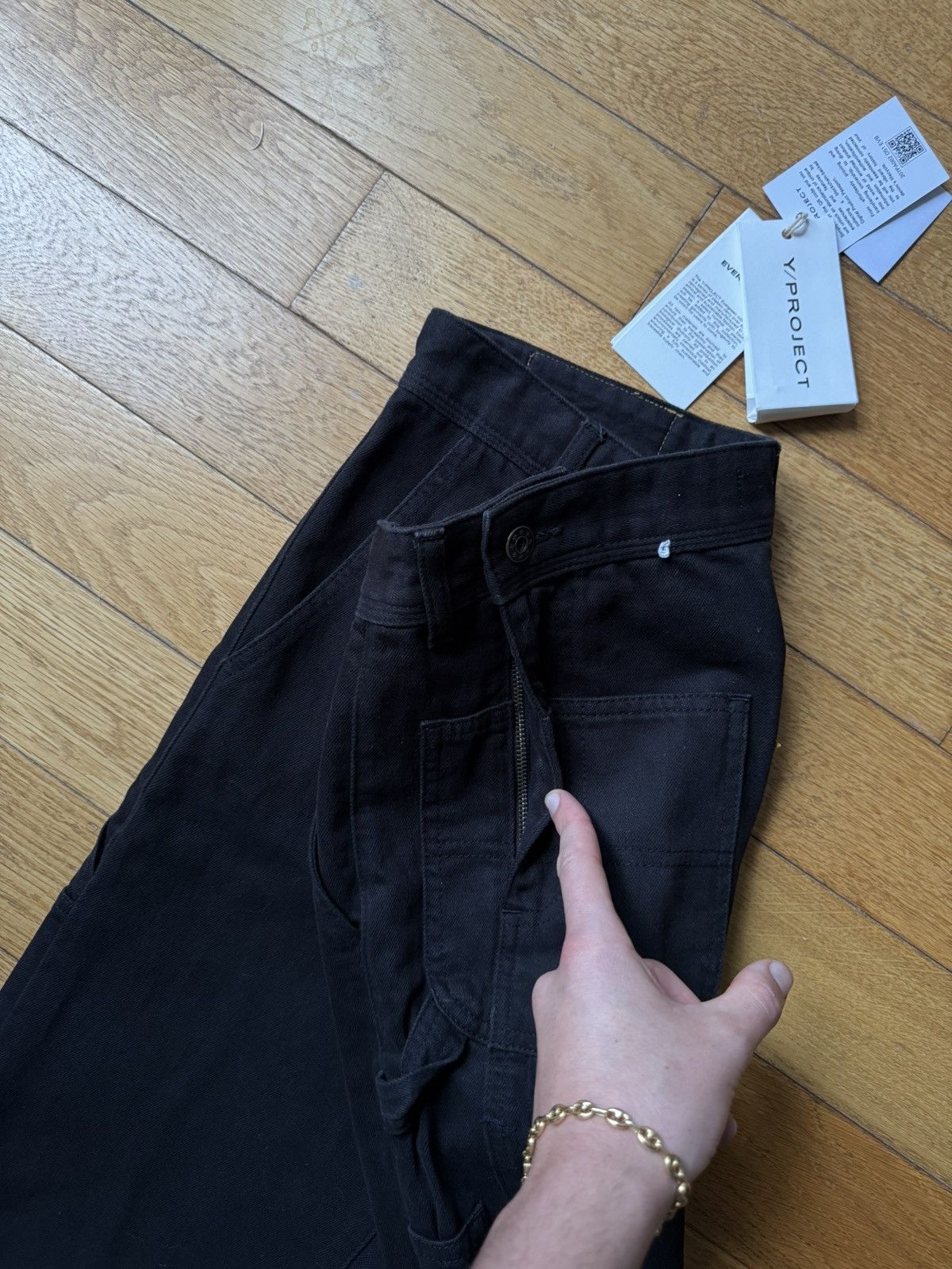 Y/Project Y/project Archive 3 zip carpenter pant Size US 32 / EU 48 - 5 Thumbnail