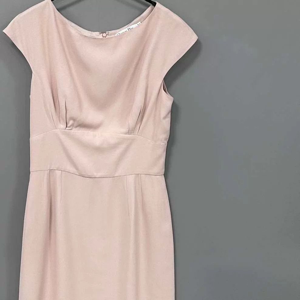 Dior Dior Light Pink Pleated Women's Dress 38 Size S / US 4 / IT 40 - 2 Thumbnail