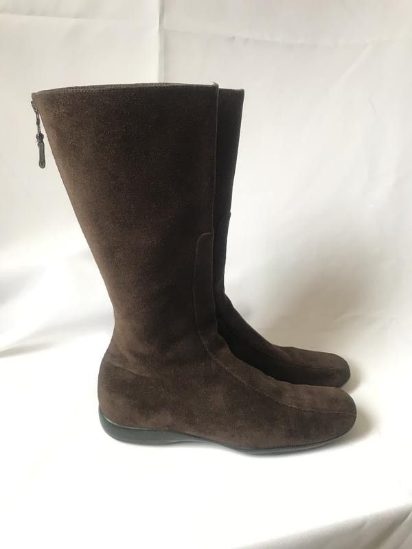 image of Miu Miu x Prada Vintage Sport Brown Suede Boots Aw1997, Women's