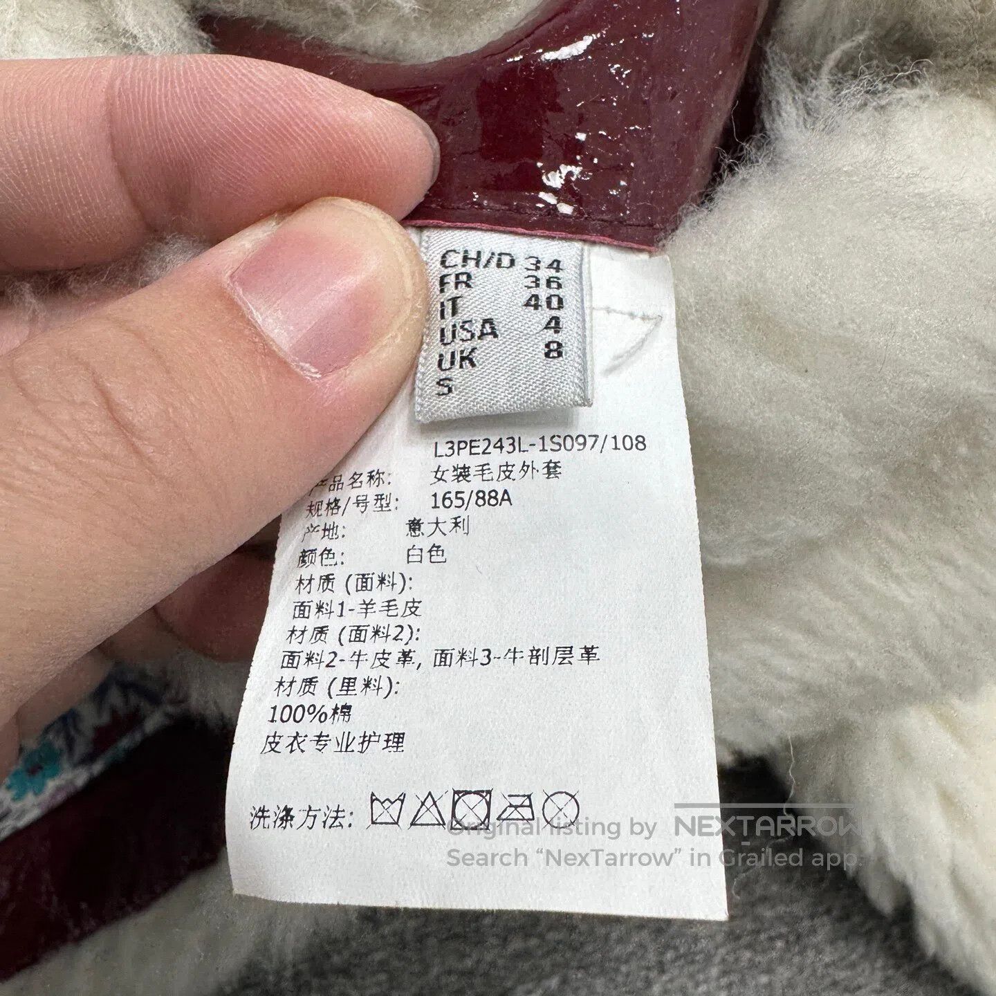 Bally Bally size40 One-piece fur and leather jacket| Size L / US 10 / IT 46 - 5 Thumbnail
