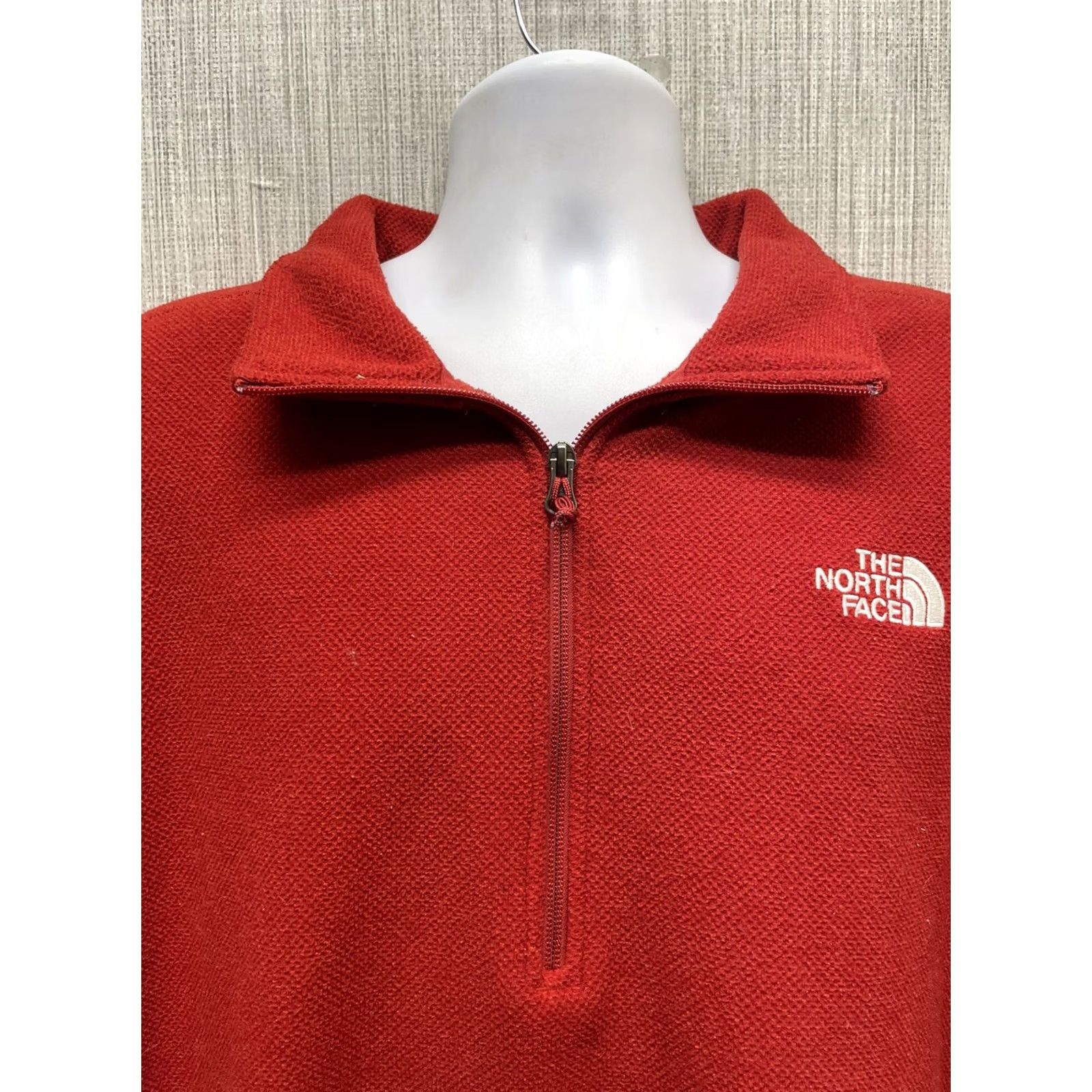 The North Face The North Face Half Zip Pullover Shirt Mens XL Red Dark Red Pullover Zip Sweatshirt The North Face Mens XL Red Size US XL / EU 56 / 4 - 2 Thumbnail