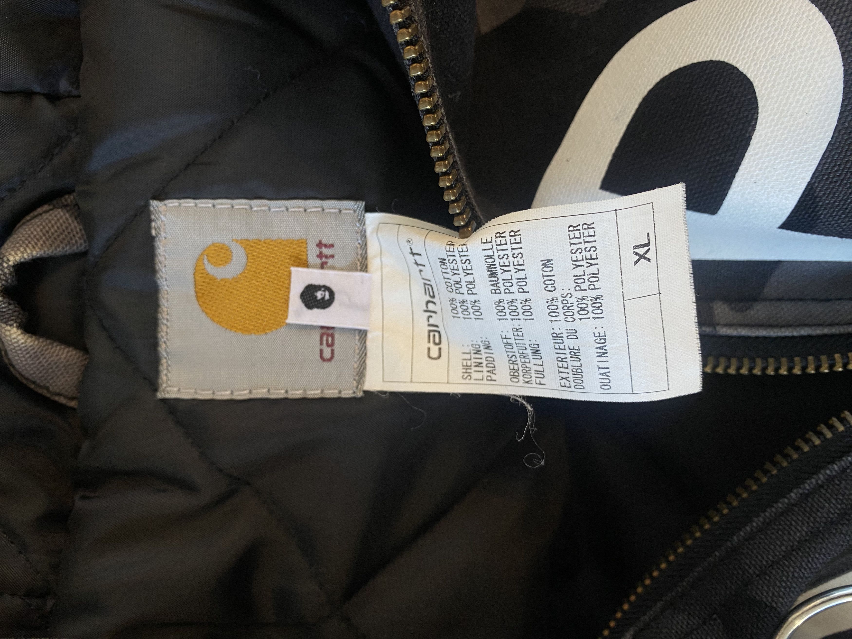 Bape × Carhartt 2006 BAPE X CARHARTT ACTIVE JACKET Size US XL / EU 56 / 4 - 4 Thumbnail