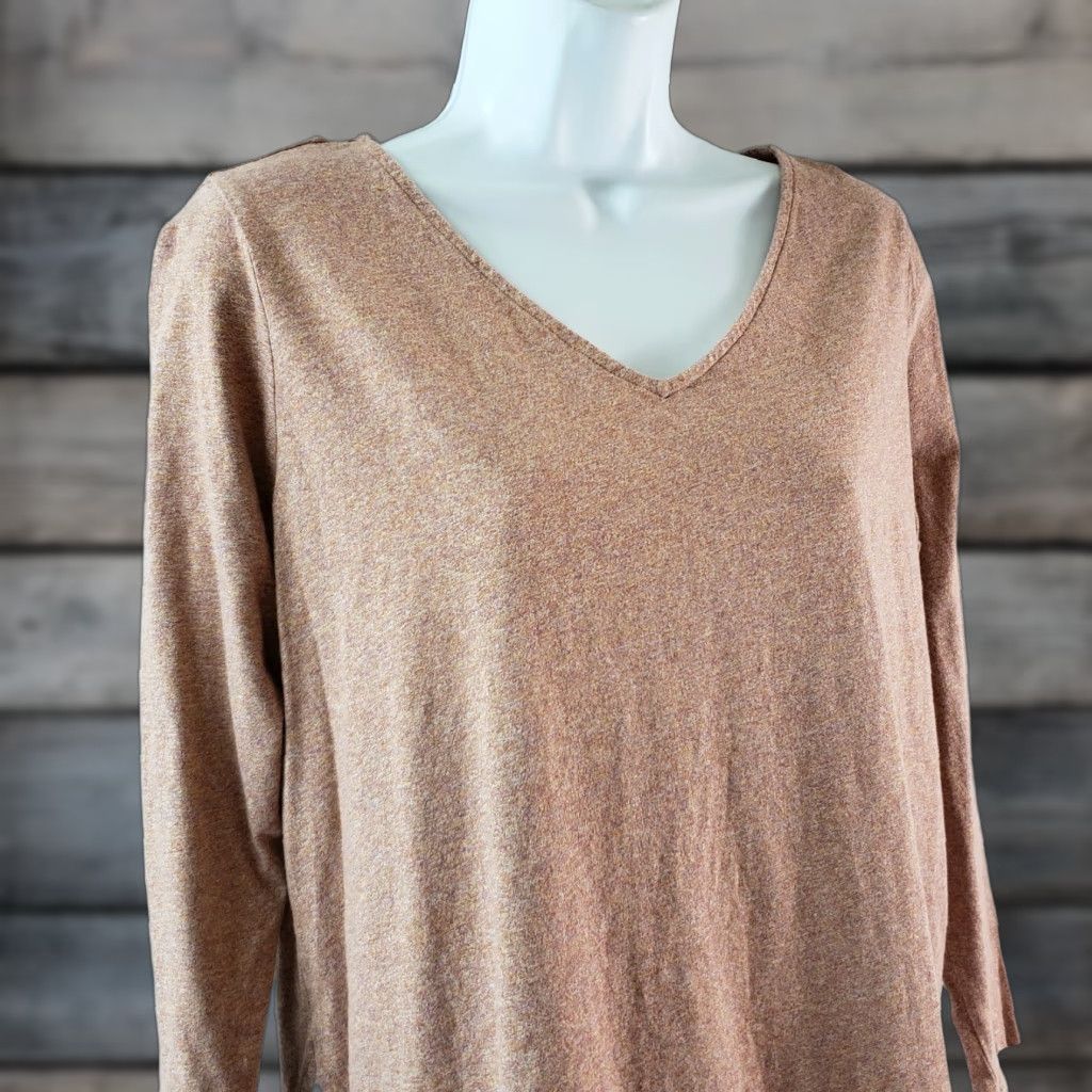 J. Jill VINTAGE J Jill Womens Long Sleeve Top Blouse Purple Cotton Size PM Petite Womens Size M / US 6-8 / IT 42-44 - 1 Thumbnail