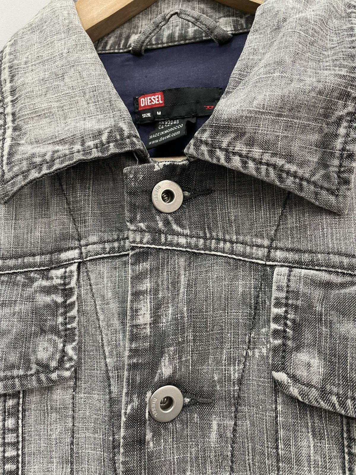 Diesel 90s Diesel washed trucker jacket retro jacket Size US M / EU 48-50 / 2 - 4 Thumbnail