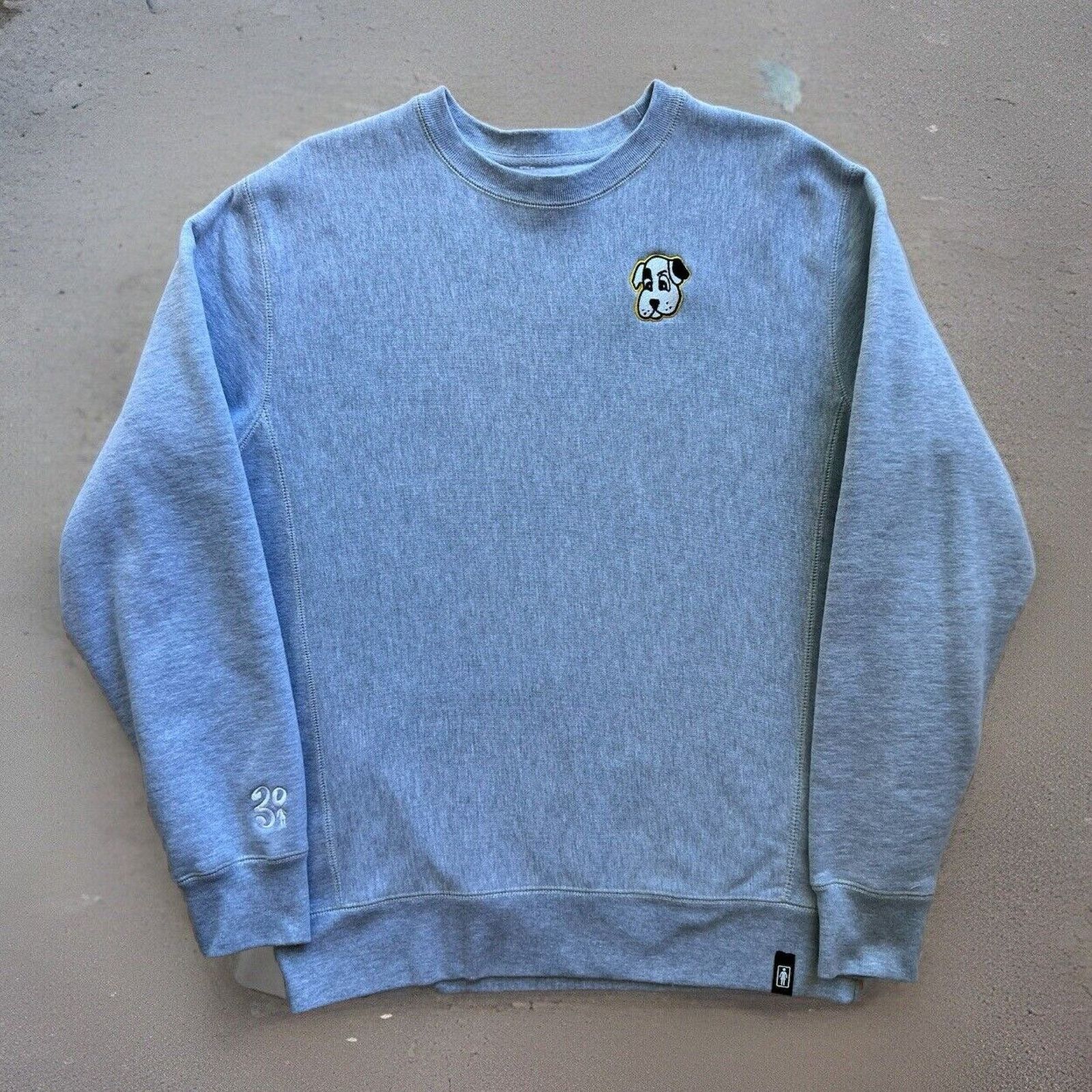 Girl Skateboards Girl Skateboards Pup Sweatshirt Medium Gray Heavy Crew Size US M / EU 48-50 / 2 - 1 Thumbnail