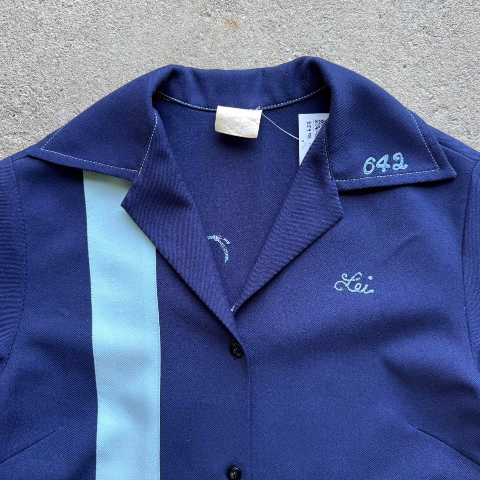 Vintage 60s 70s True Vintage Chainstitch Bowling Shirt Size US M / EU 48-50 / 2 - 4 Thumbnail