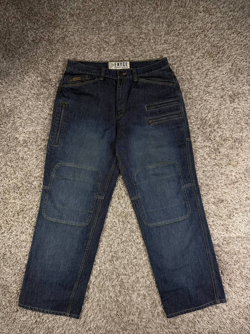 Enyce ENYCE Y2K Baggy Utility Jeans Hip Hop Multi Zipper Size US 36 / EU 52 - 1 Thumbnail
