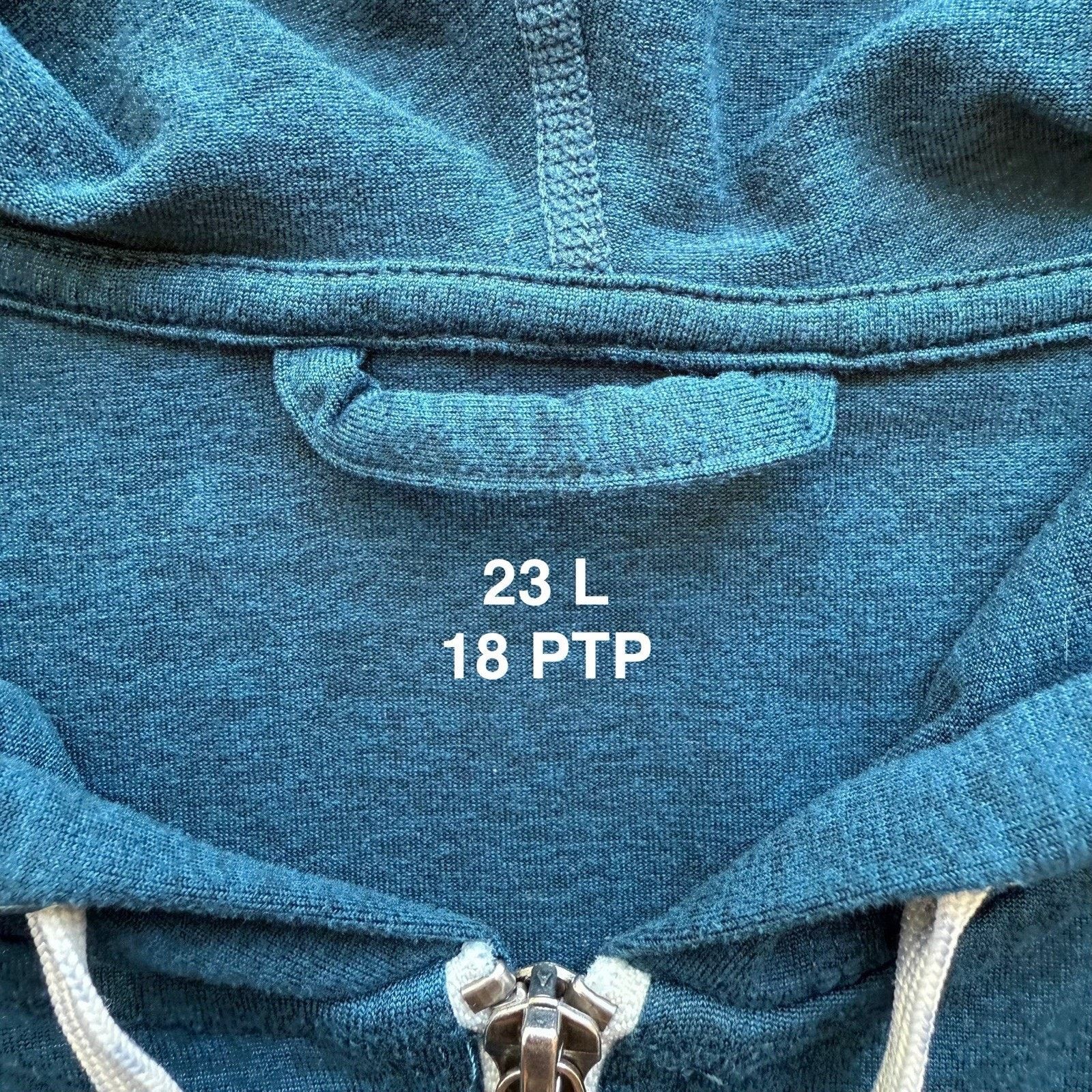 Vuori Vuori Halo Performance Hoodie XS Blue Full Zip Jacket Hooded Size XS / US 0-2 / IT 36-38 - 7 Thumbnail