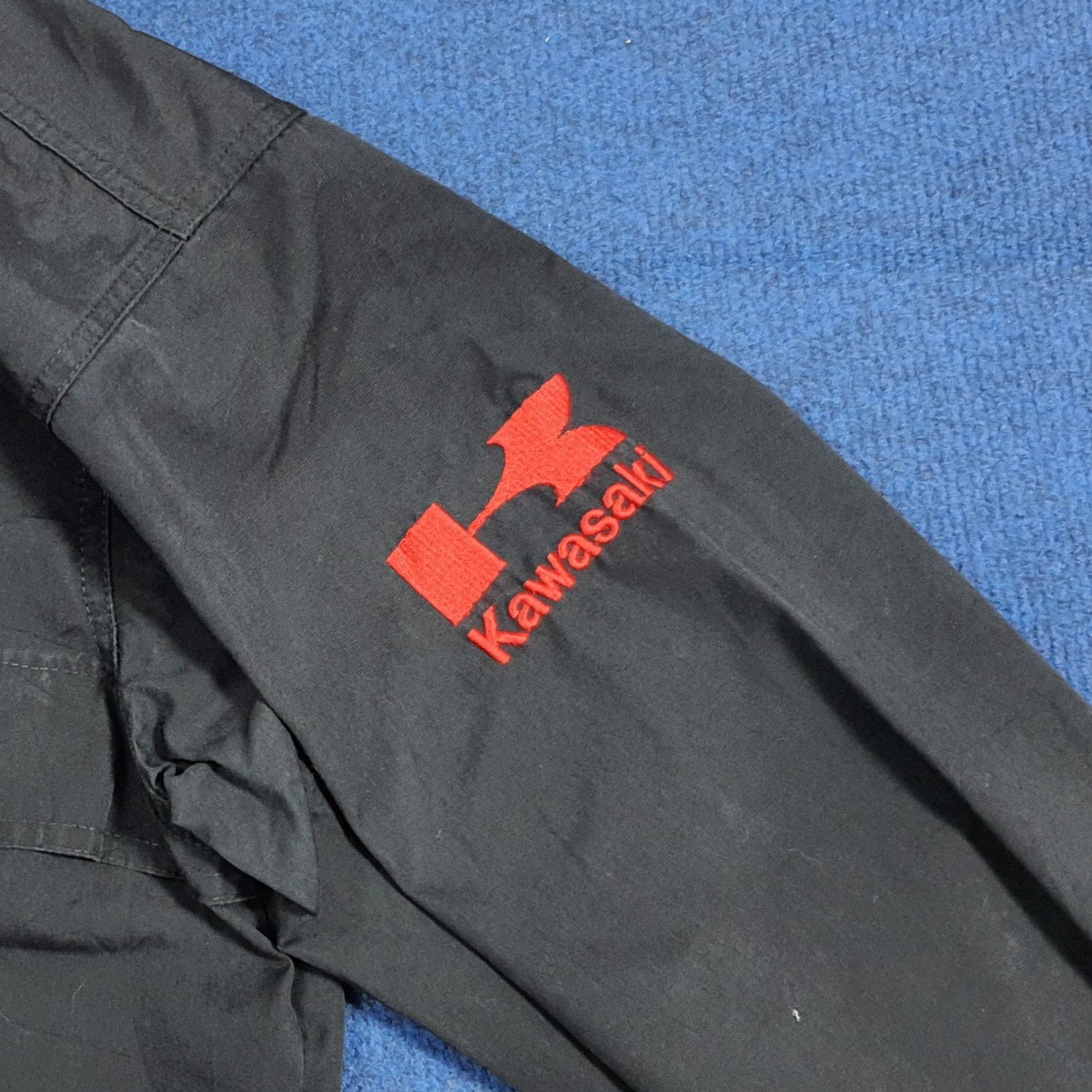 Japanese Brand Vintage KAWASAKI Japan Motorsports Custom Jacket C282N30 Size US L / EU 52-54 / 3 - 5 Thumbnail