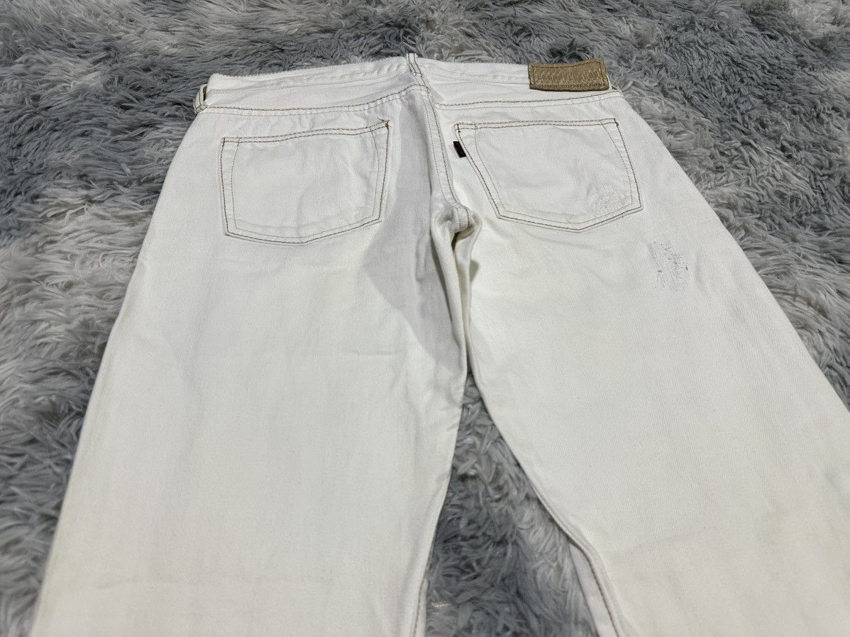 GOA 🔥Y2K Archived G.o.a White Denim Snakeskin Size US 30 / EU 46 - 7 Thumbnail