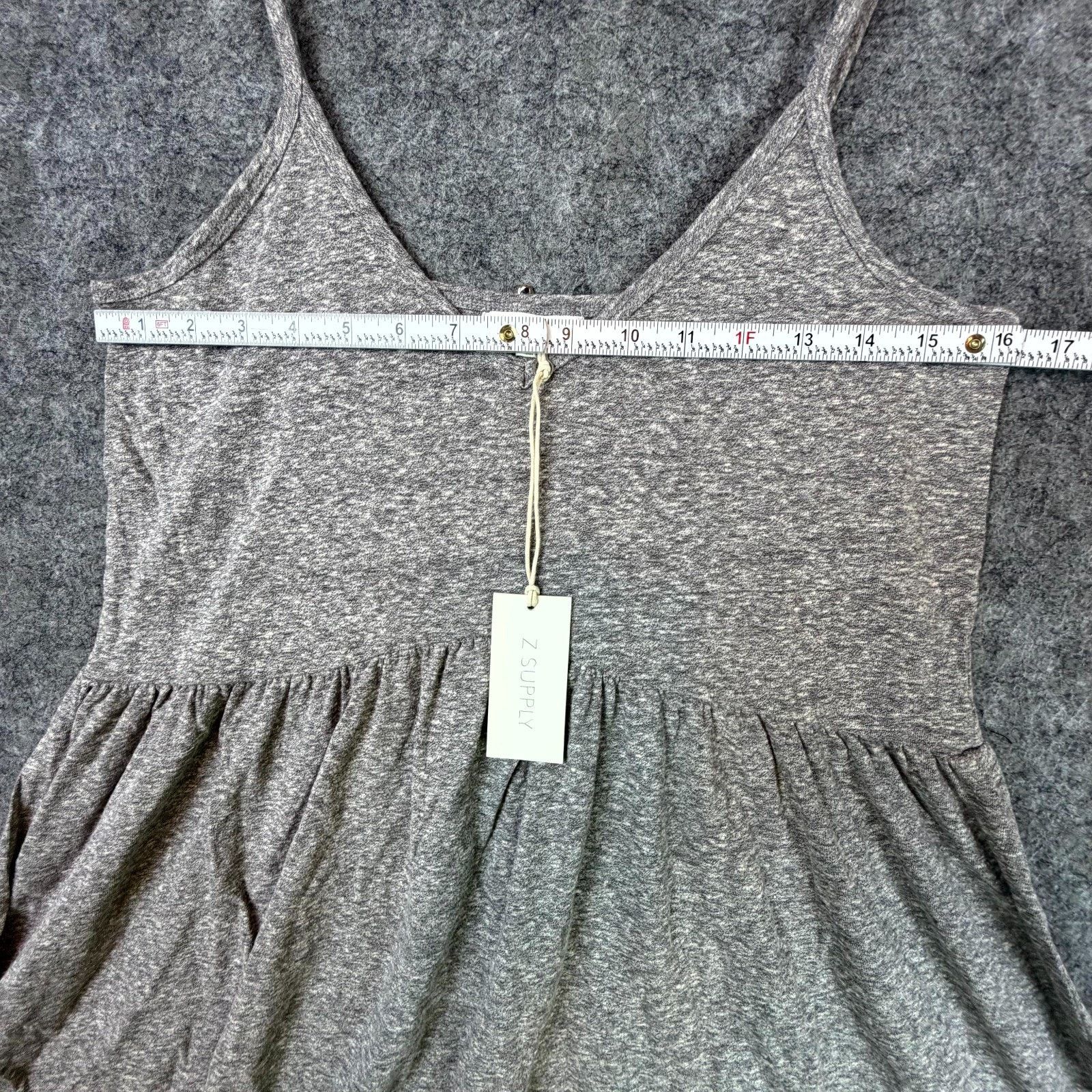 Z Supply Z Supply Kona Triblend Dress Medium Heather Gray Beachy Boho Size M / US 6-8 / IT 42-44 - 6 Thumbnail