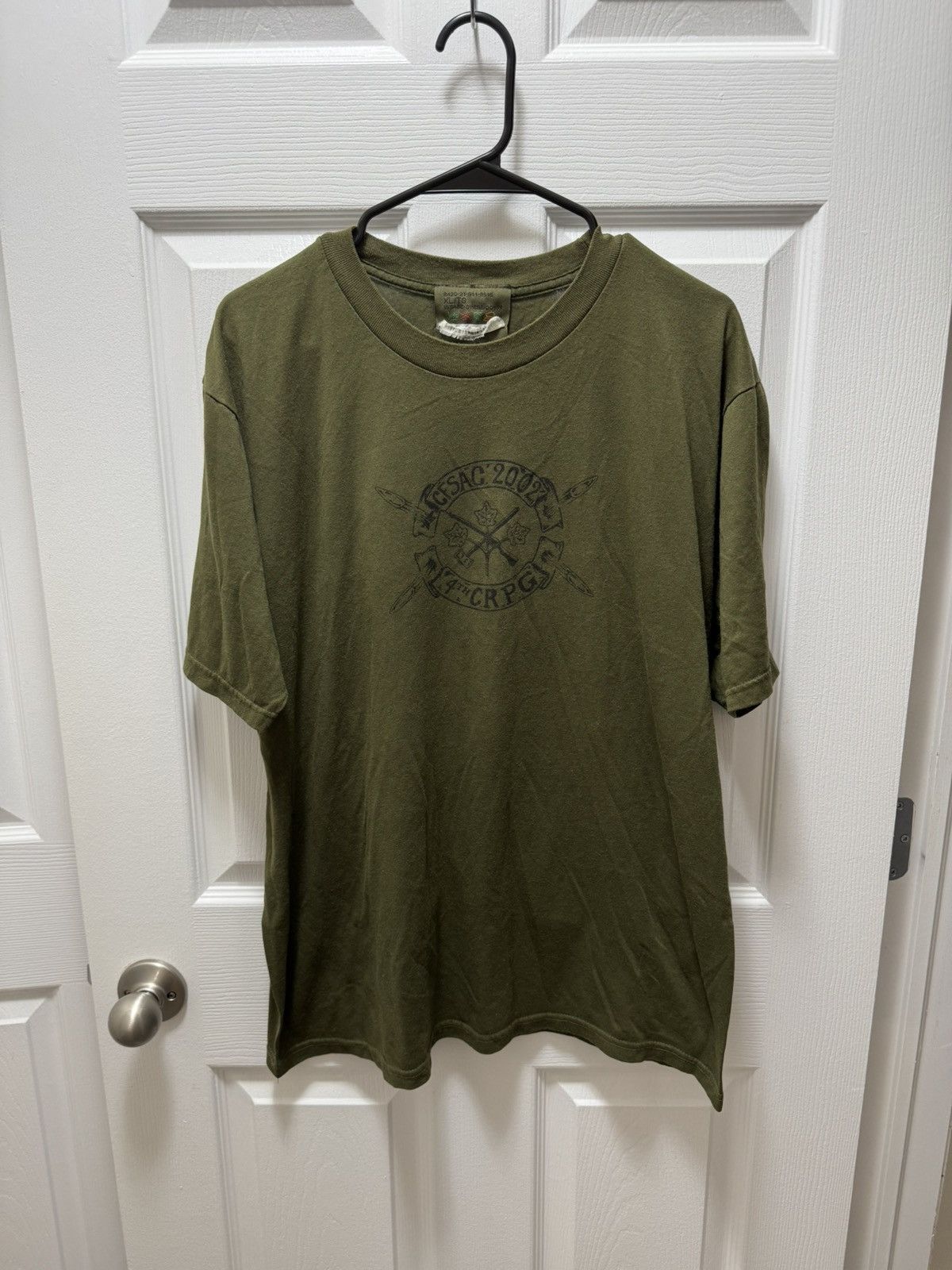 Vintage Military Vintage 2002 CFSAC Small Arms Team Green Canada Size US XL / EU 56 / 4 - 2 Thumbnail
