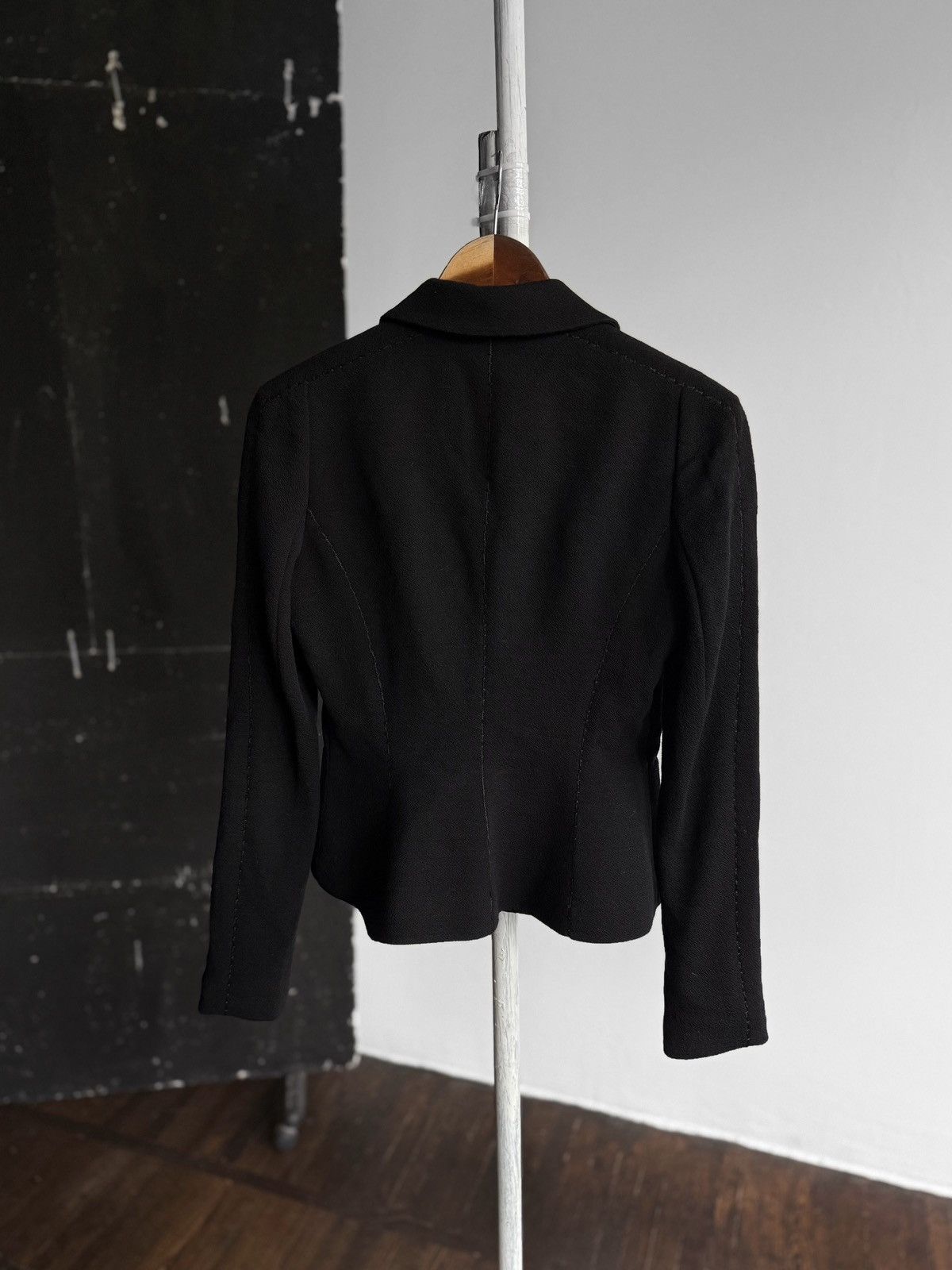 Designer × Diane von Furstenberg Diane von Furstenberg Womens Premium Wool Blazer Jacket Size S / US 4 / IT 40 - 4 Thumbnail