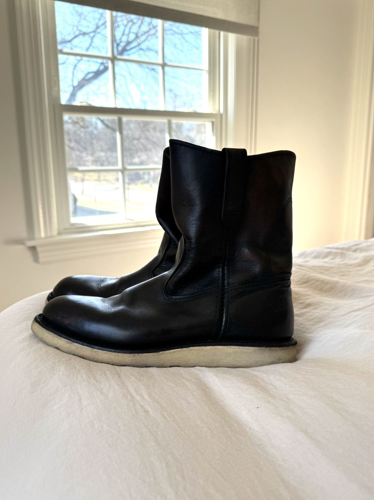 Red Wing Red Wing Pecos 866 DISCONTINUED Boots Men's 8.5 D Black Size US 8.5 / EU 41-42 - 2 Thumbnail