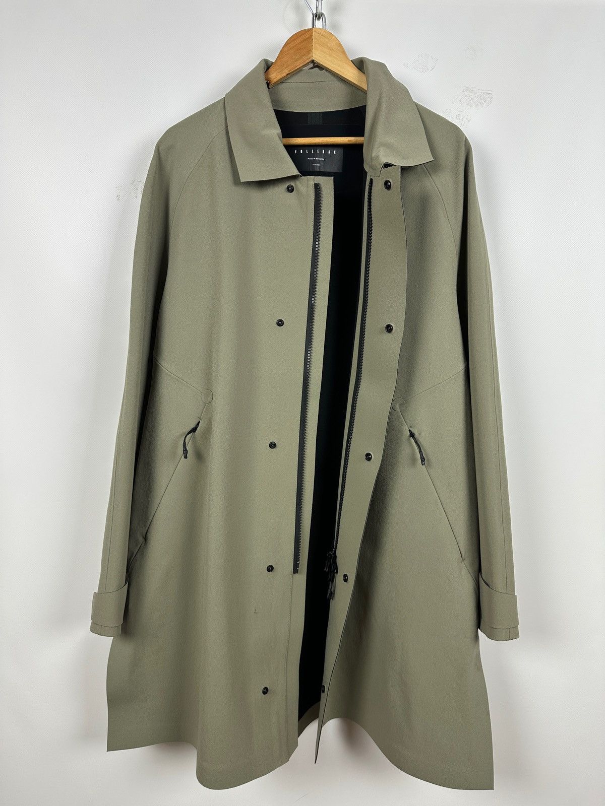 Vollebak Vollebak Laser Cut Khaki Trench Coat Size US XL / EU 56 / 4 - 3 Thumbnail
