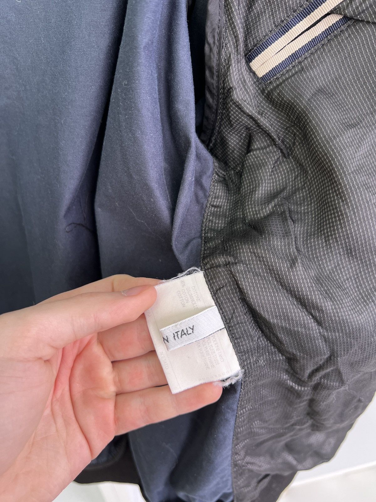 Canali × Designer × Vintage Vintage Canali Bomber Navy Jacket Size US M / EU 48-50 / 2 - 12 Thumbnail