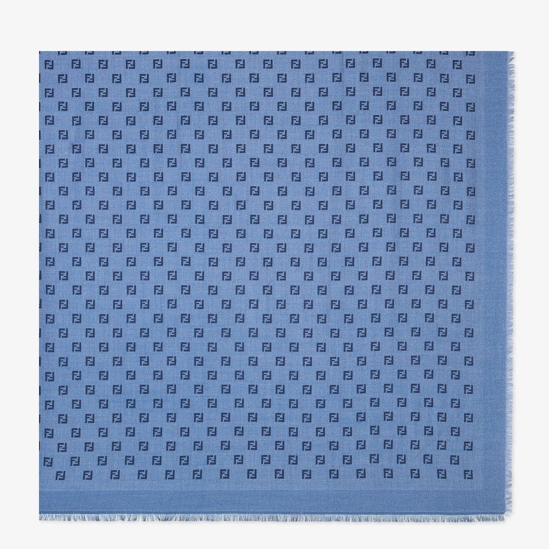 Fendi o1s1wg111224 Size: OS / FF Shawl in Blue Size ONE SIZE - 1 Thumbnail