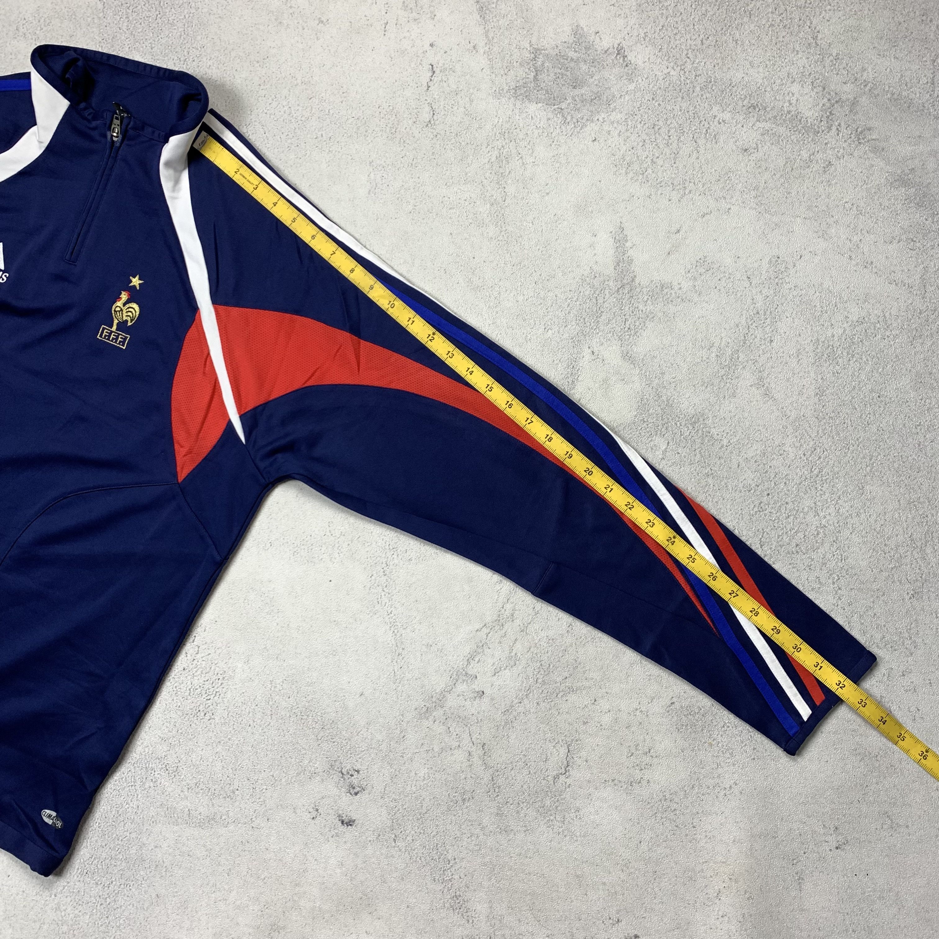 Adidas Vintage Adidas France Training Sweatshirt Size US L / EU 52-54 / 3 - 10 Thumbnail