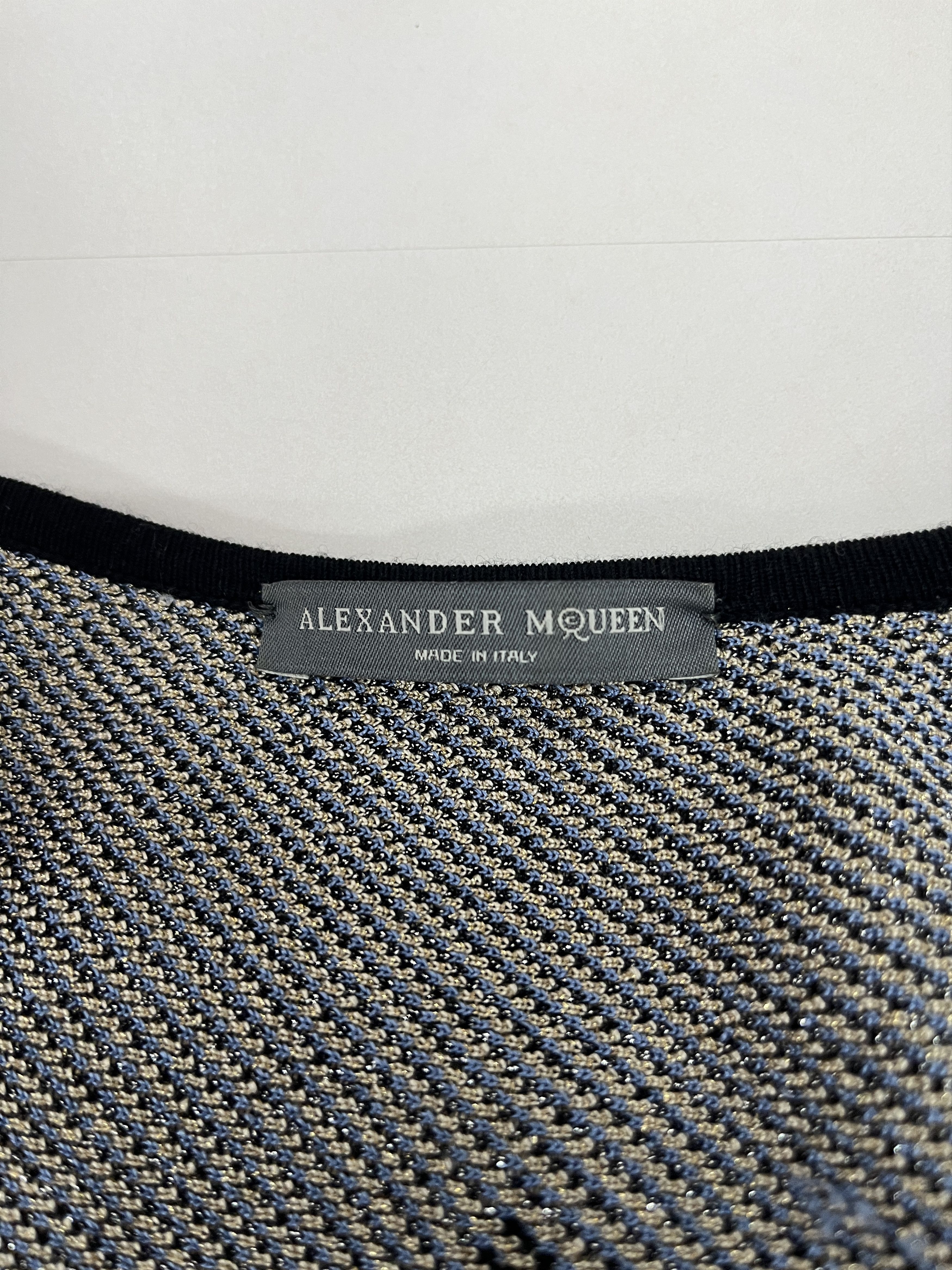 Alexander McQueen Black Long Sleeves Dress With Embroidery Size XS / US 0-2 / IT 36-38 - 6 Thumbnail