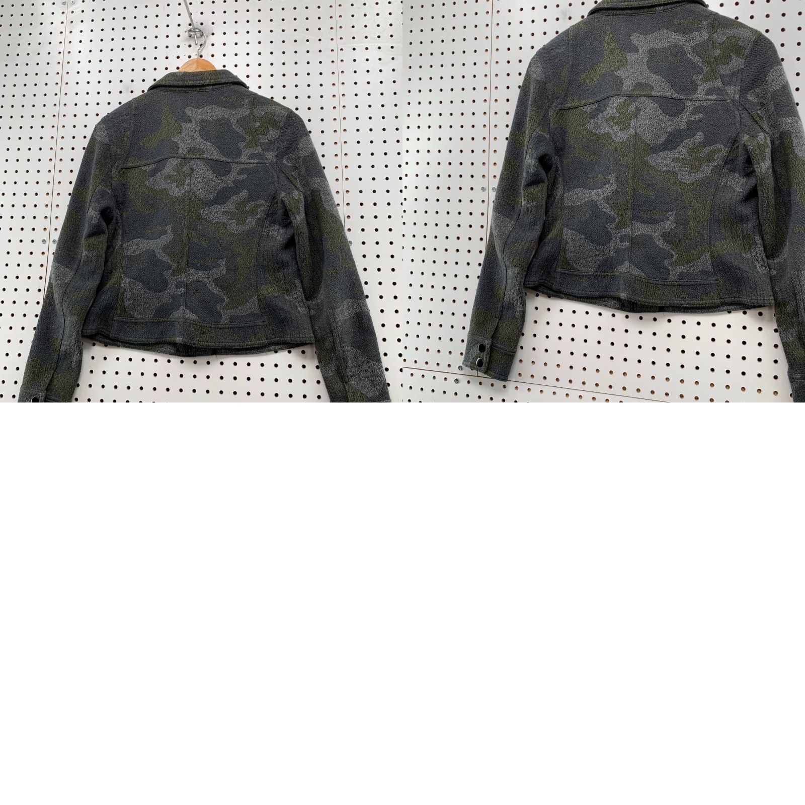 Anthropologie Anthropologie Camo Moto Jacket Womens S Green Marrakech Zip Grunge Rock Jacket - Womens S Green Marrakech Zip Grunge Rock Size S / US 4 / IT 40 - 9 Thumbnail