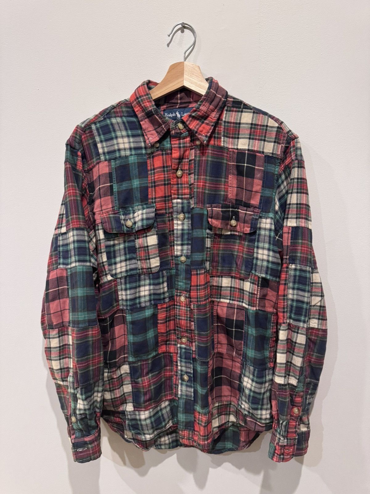 Ralph Lauren Ralph Lauren plaid patchwork shirt Size US M / EU 48-50 / 2 - 1 Thumbnail