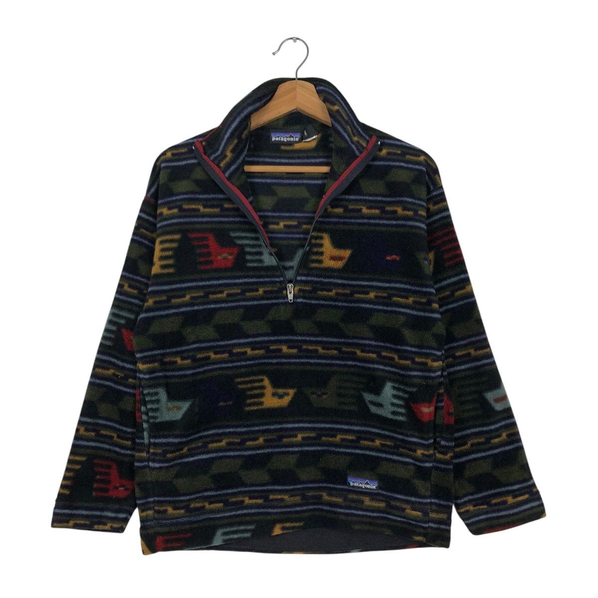 Patagonia VINTAGE PATAGONIA SYNCHILLA P’OP BLUE FALL 1995 HALF ZIPPER Size US XS / EU 42 / 0 - 13 Thumbnail