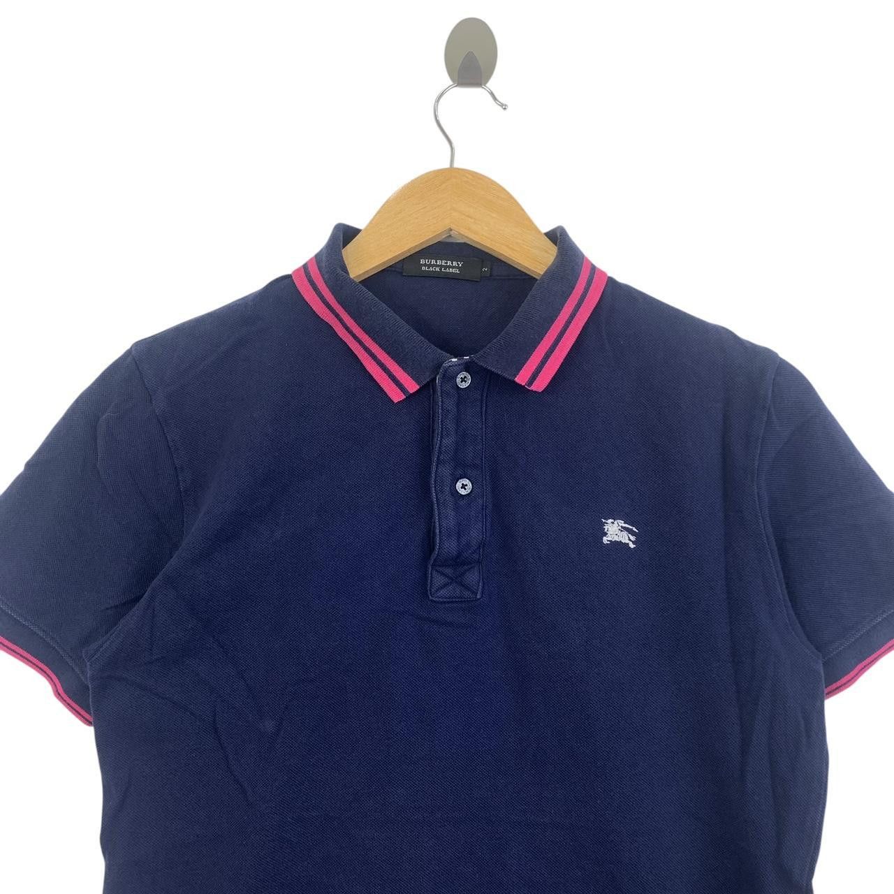 Vintage Vintage BURBERRY BLACK LABEL Twin Tipped Polo Tee Size M / US 6-8 / IT 42-44 - 2 Thumbnail