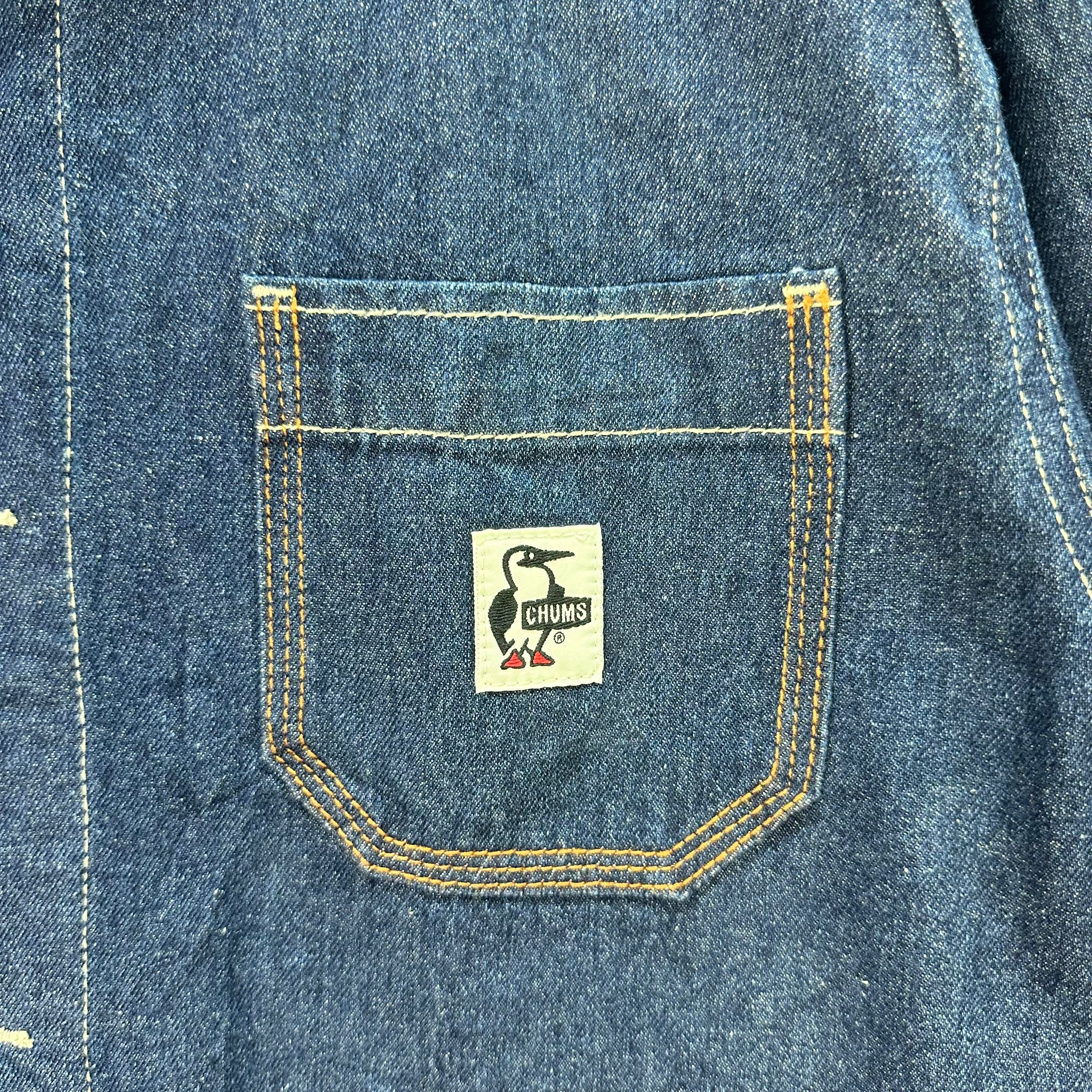 Chums CHUMS DENIM WORK CHORE JACKET #7693-165 Size US L / EU 52-54 / 3 - 3 Thumbnail