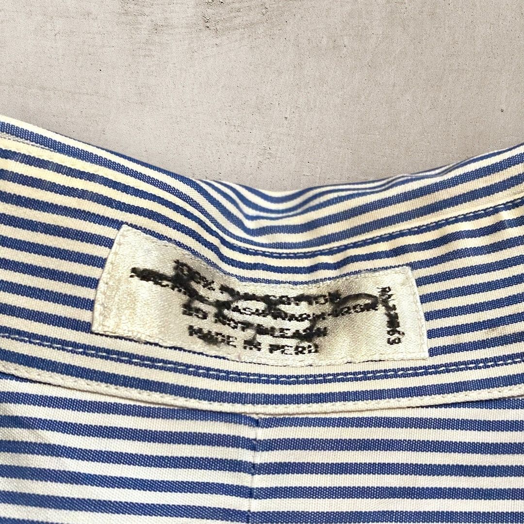 Vintage Vintage Classic Striped Shirt Button Up Blue White Size US L / EU 52-54 / 3 - 4 Thumbnail