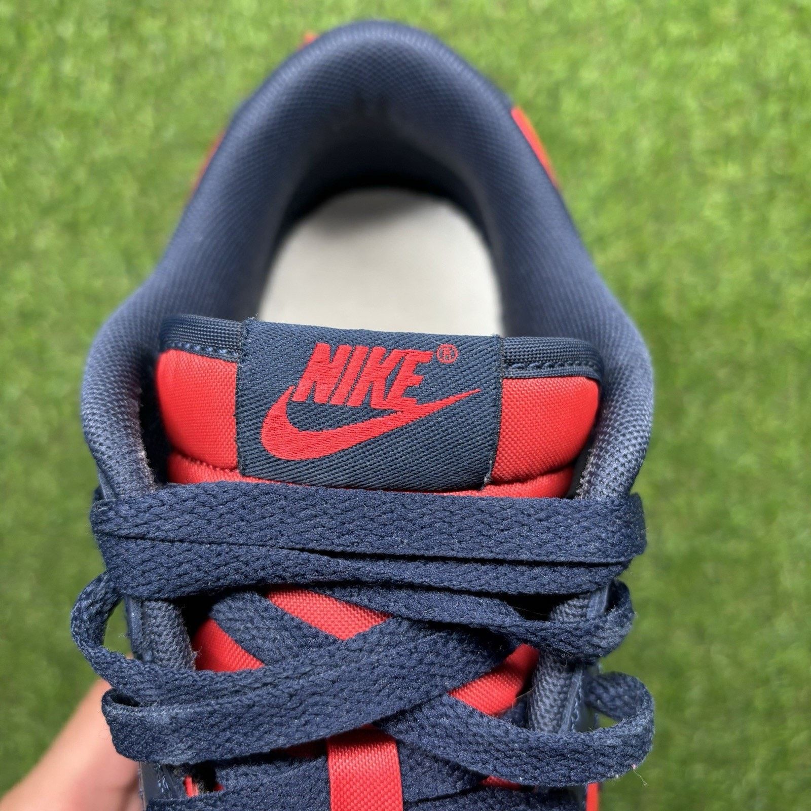 Nike Size 11 - Nike Dunk Retro 2024 Low Navy Red |GOOD CONDITION! Size US 11 / EU 44 - 7 Thumbnail