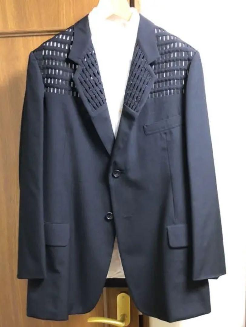 Yohji Yamamoto yohji yamamoto pour homme lattice jacket Size US S / EU 44-46 / 1 - 1 Thumbnail