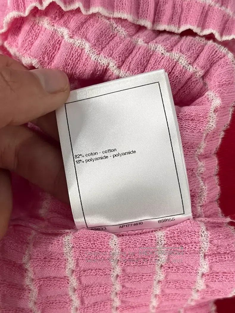 Chanel Chanel 24P pink striped vest Size XS / US 0-2 / IT 36-38 - 7 Thumbnail