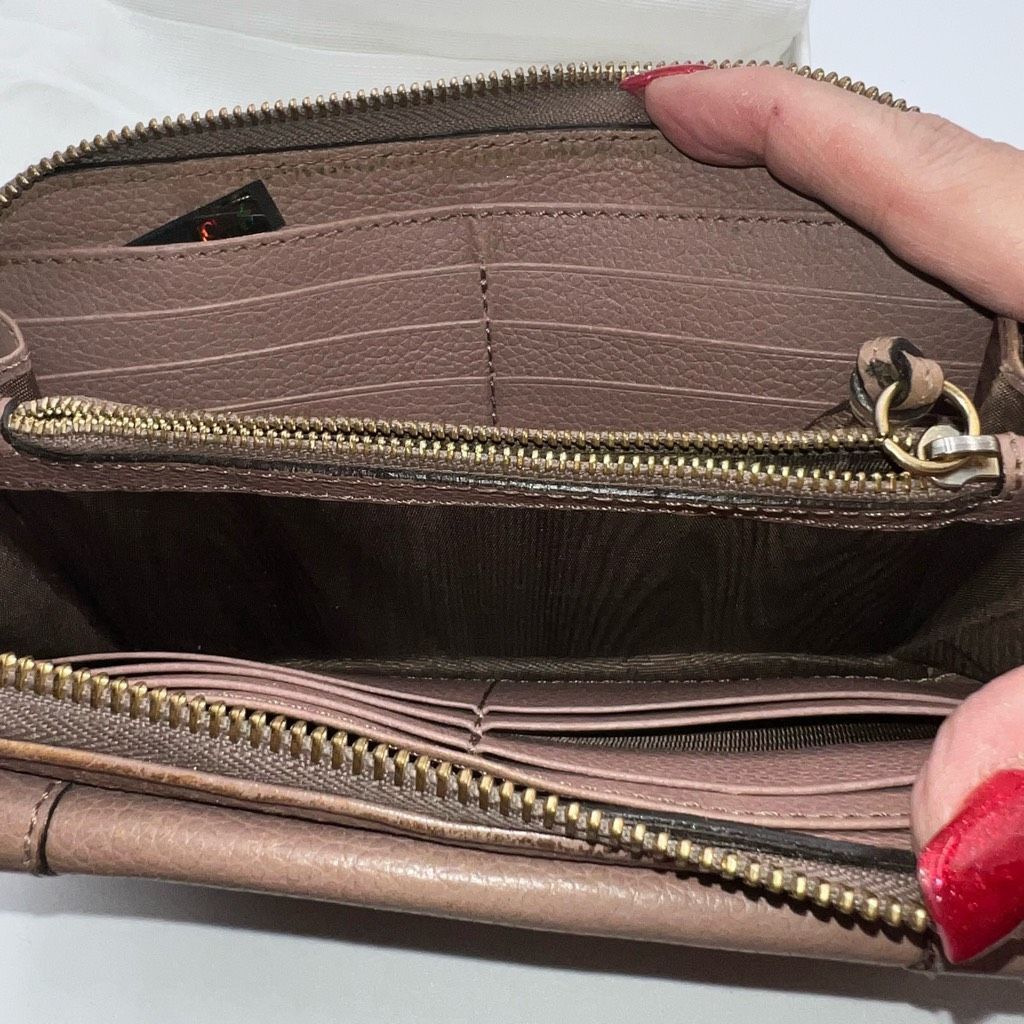Chloe Chloe Full Inclusion Beige/Blush Zip Around Long Wallet Size ONE SIZE - 10 Thumbnail