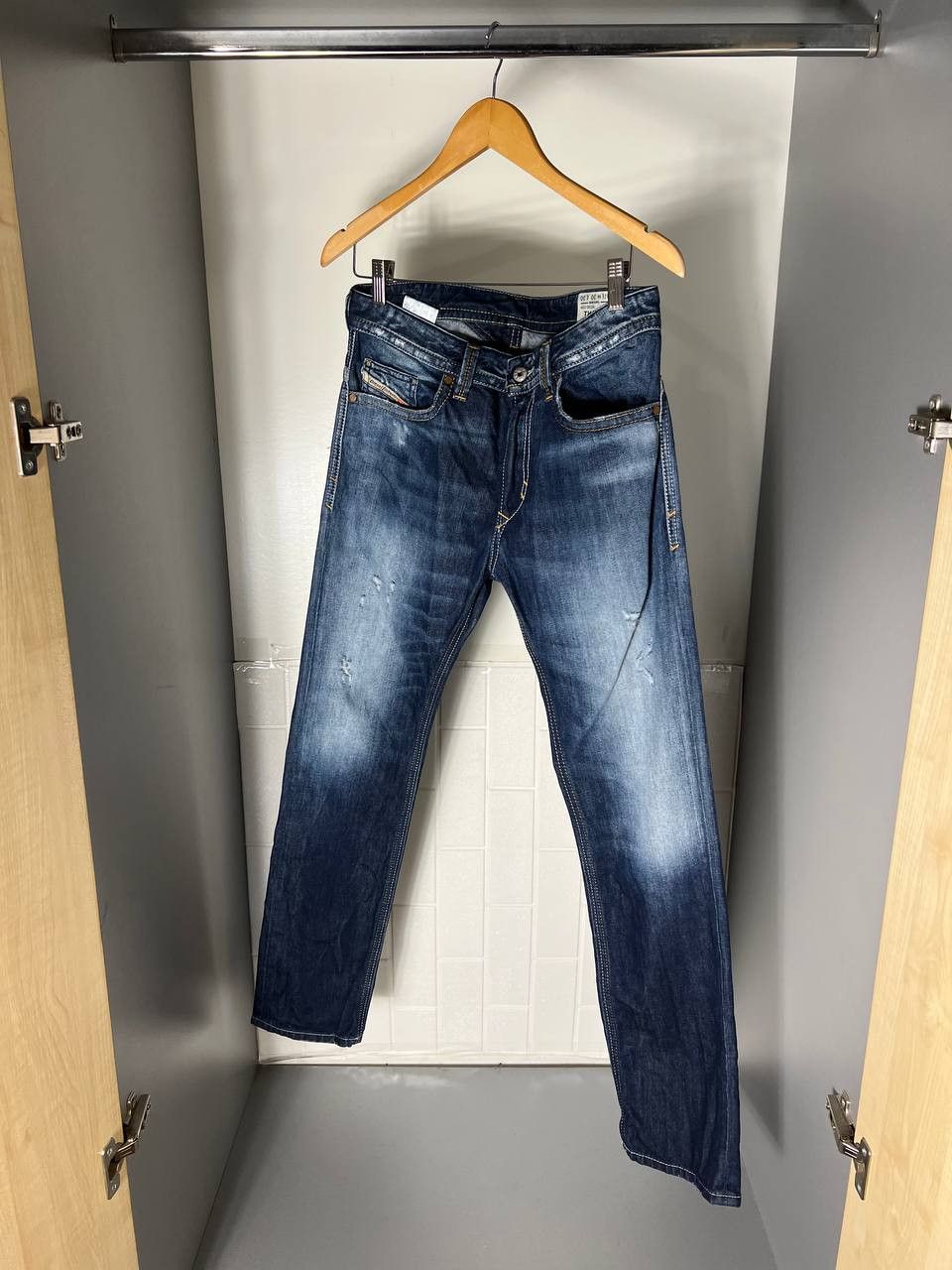 Diesel VINTAGE DIESEL INDUSTRY DENIM DIVISION DESIGNER JEANS RETRO Size US 30 / EU 46 - 5 Thumbnail