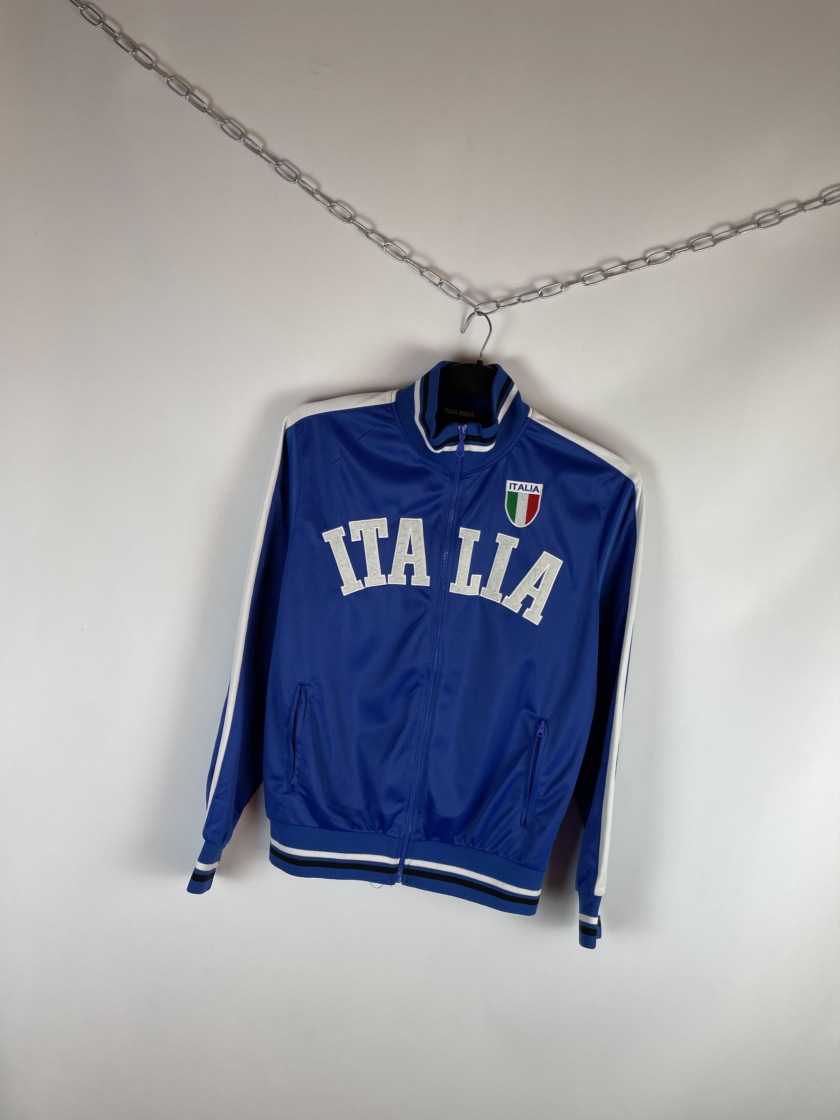 Japanese Brand Vintage italy Zip Sweatshirt Track Jacket Italia 00s Y2K Size US XL / EU 56 / 4 - 2 Thumbnail