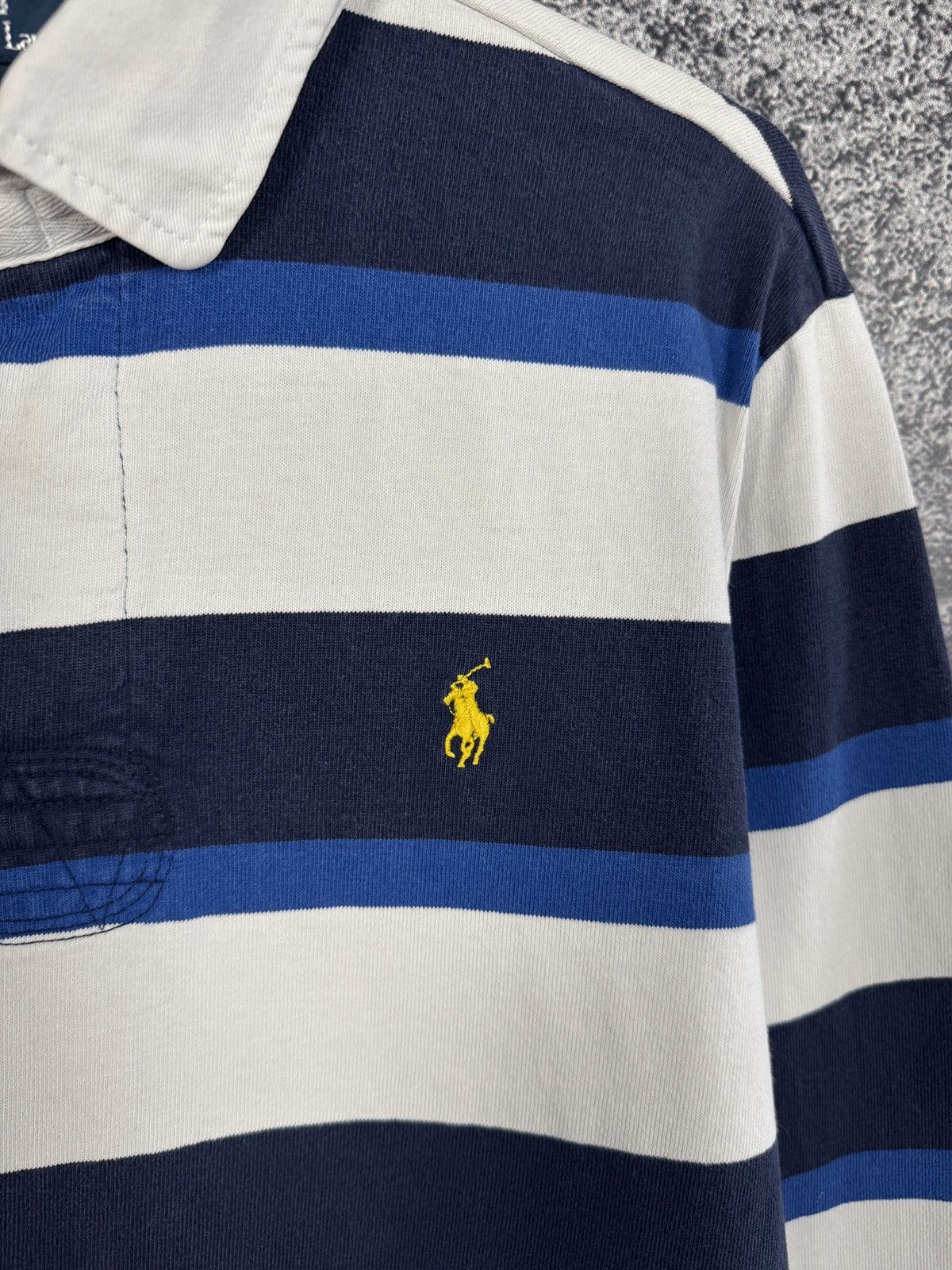 Polo Ralph Lauren Polo Ralph Lauren Polo Long Sleeve Striped Rugby Shirt XL Size US XL / EU 56 / 4 - 6 Thumbnail