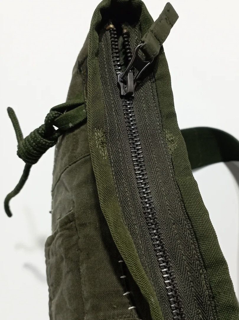 Japanese Brand Vintage Dutch Military Patchwork Sashiko Canvas Sling Bag Size ONE SIZE - 5 Thumbnail