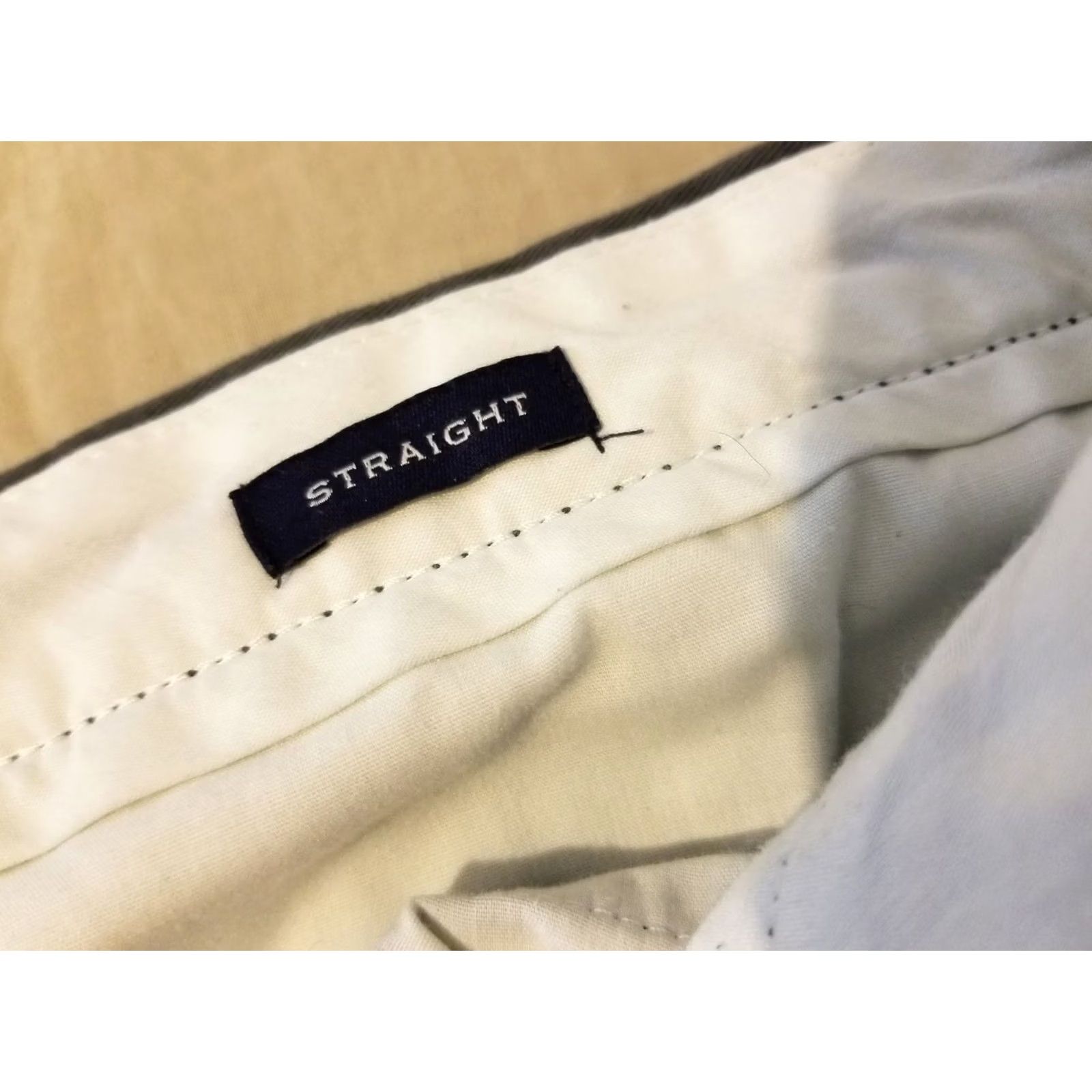 J.Crew Mens J. Crew Gray Chino Trouser Pants 36x32 36x30 Slack Dress Khaki Flat Front Button Mid Rise Straight Leg Cotton Pockets Mens Size US 36 / EU 52 - 5 Thumbnail