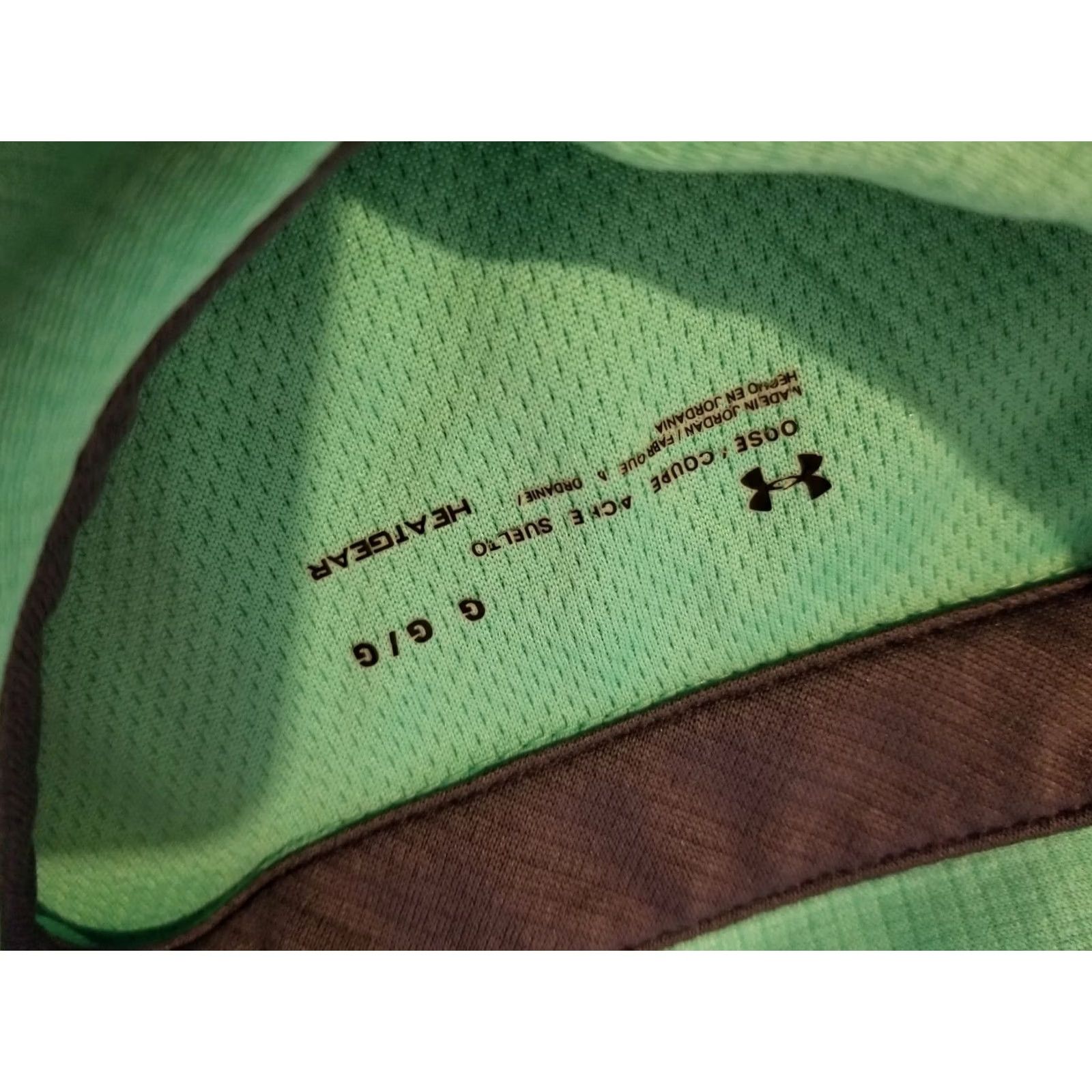 Under Armour VINTAGE? Under Armour Polo Shirt L Large Green Athletic Golf Mens Size US L / EU 52-54 / 3 - 3 Thumbnail