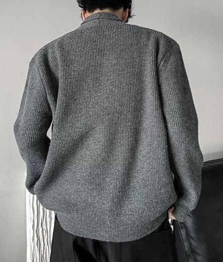 Japanese Brand Cleanfit retro fashion wrap knit cardigan knitwear Size US L / EU 52-54 / 3 - 3 Thumbnail