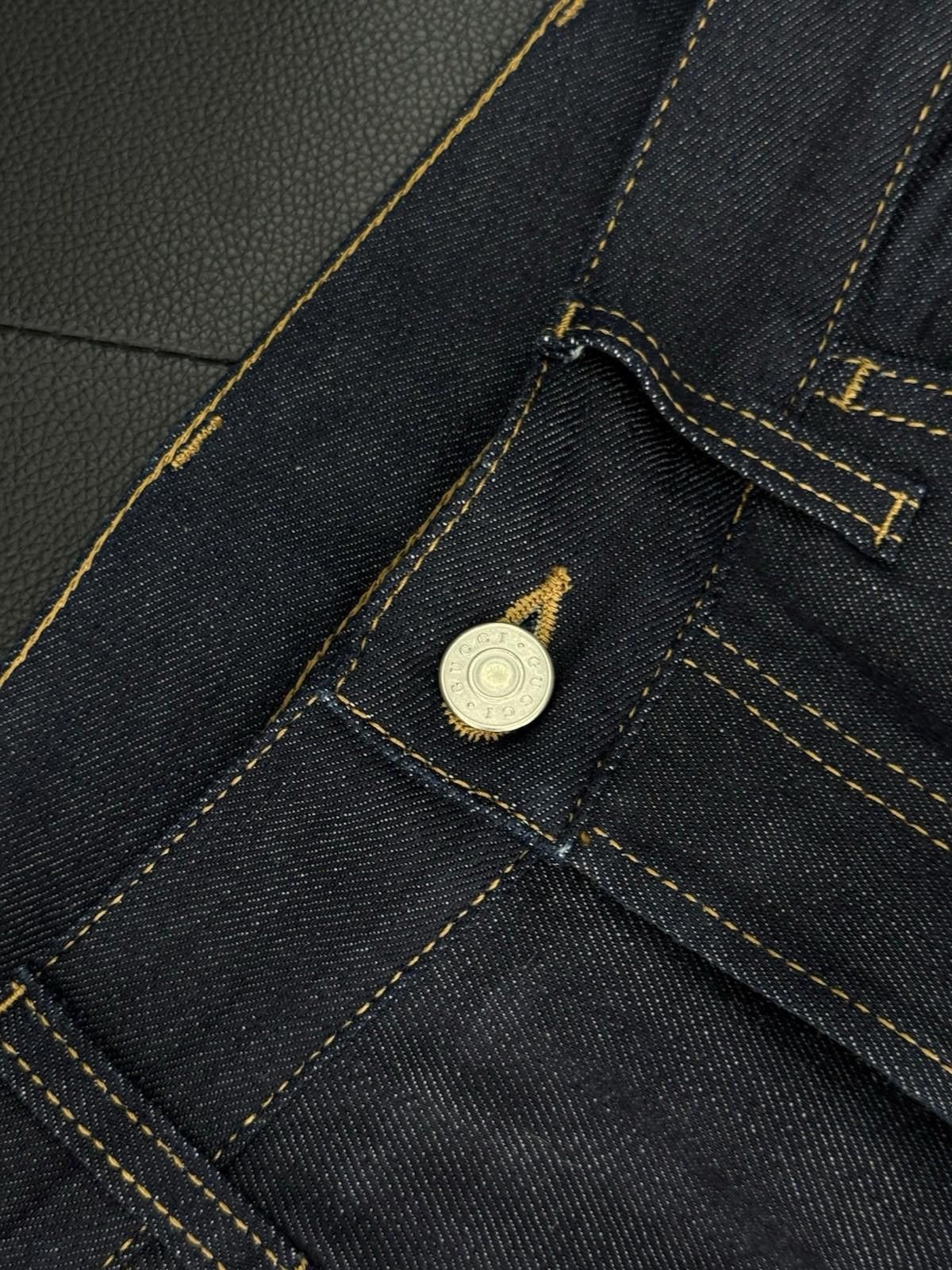 Gucci Gucci Blue Denim Jeans Lot 53 Size (34)$1500 Retail Cost Size US 34 / EU 50 - 11 Thumbnail